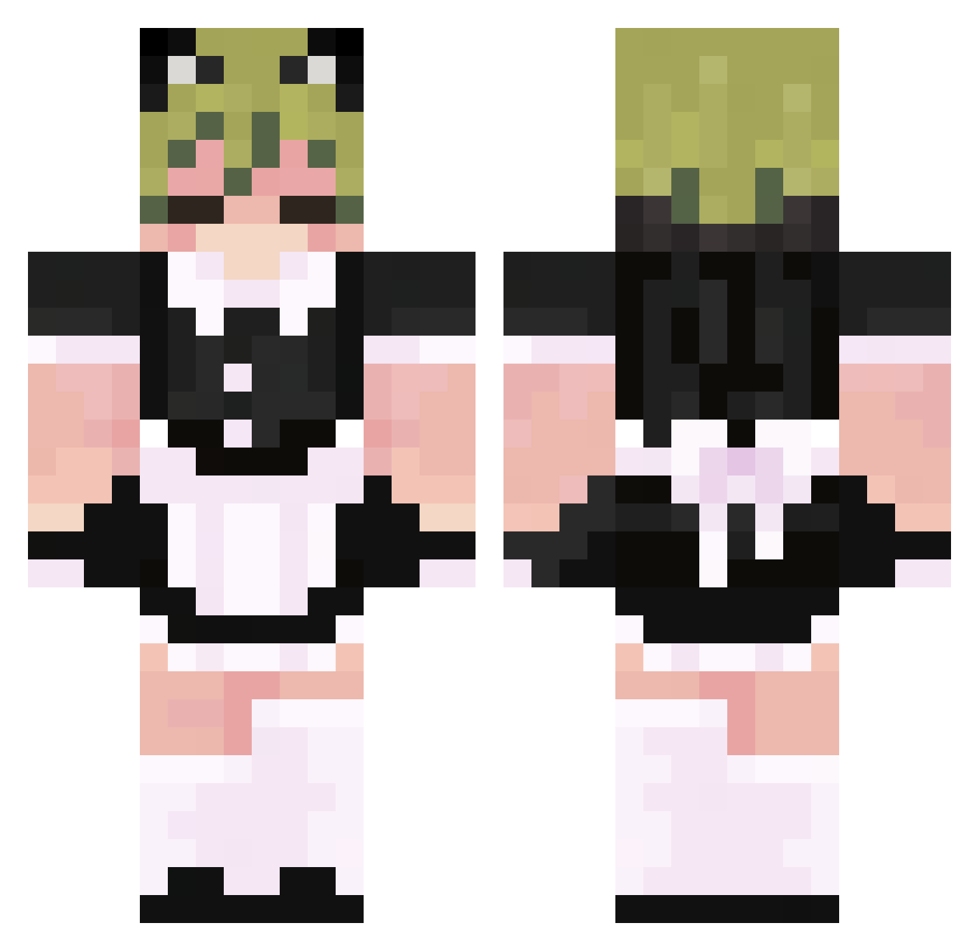 v4_ss Minecraft skin, front and back view