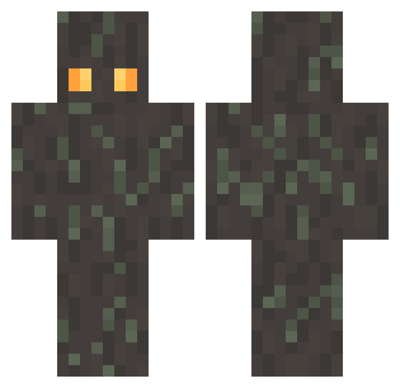 FlashierMars99 Minecraft skin, front and back view