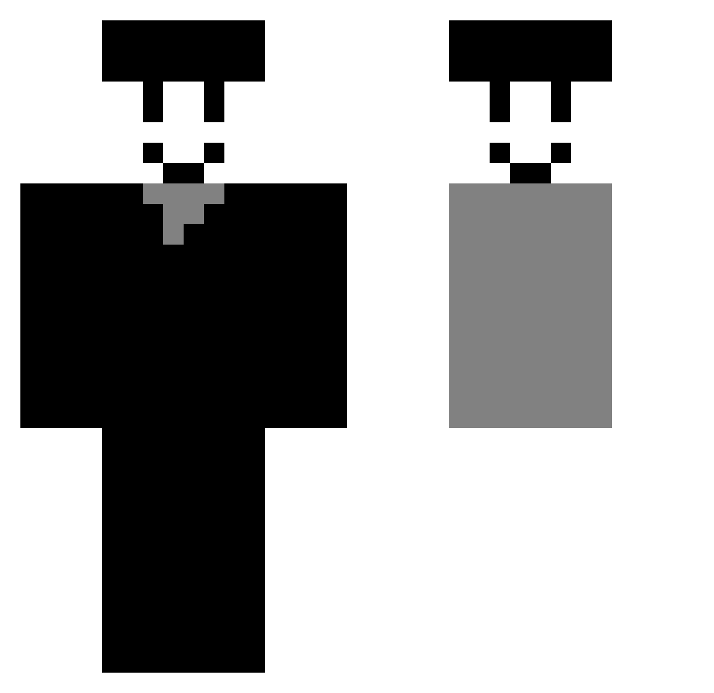 yoon_lukas Minecraft skin, front and back view