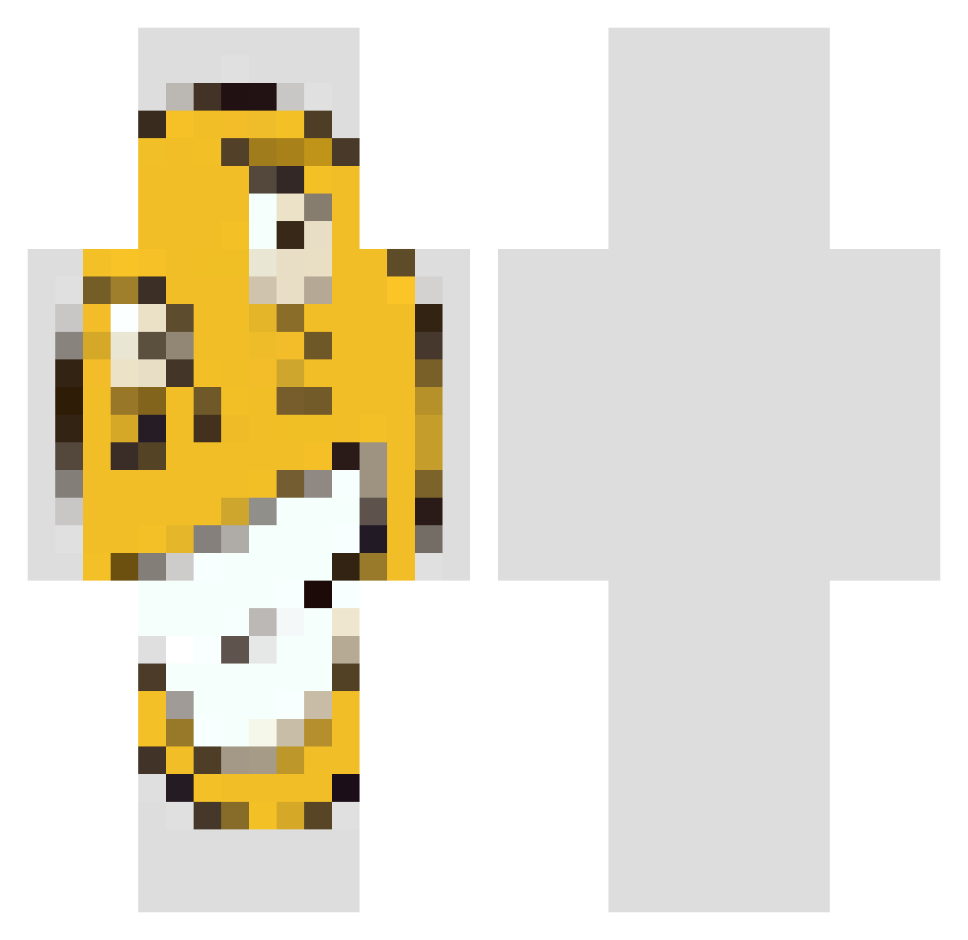 timox4_67 Minecraft skin, front and back view