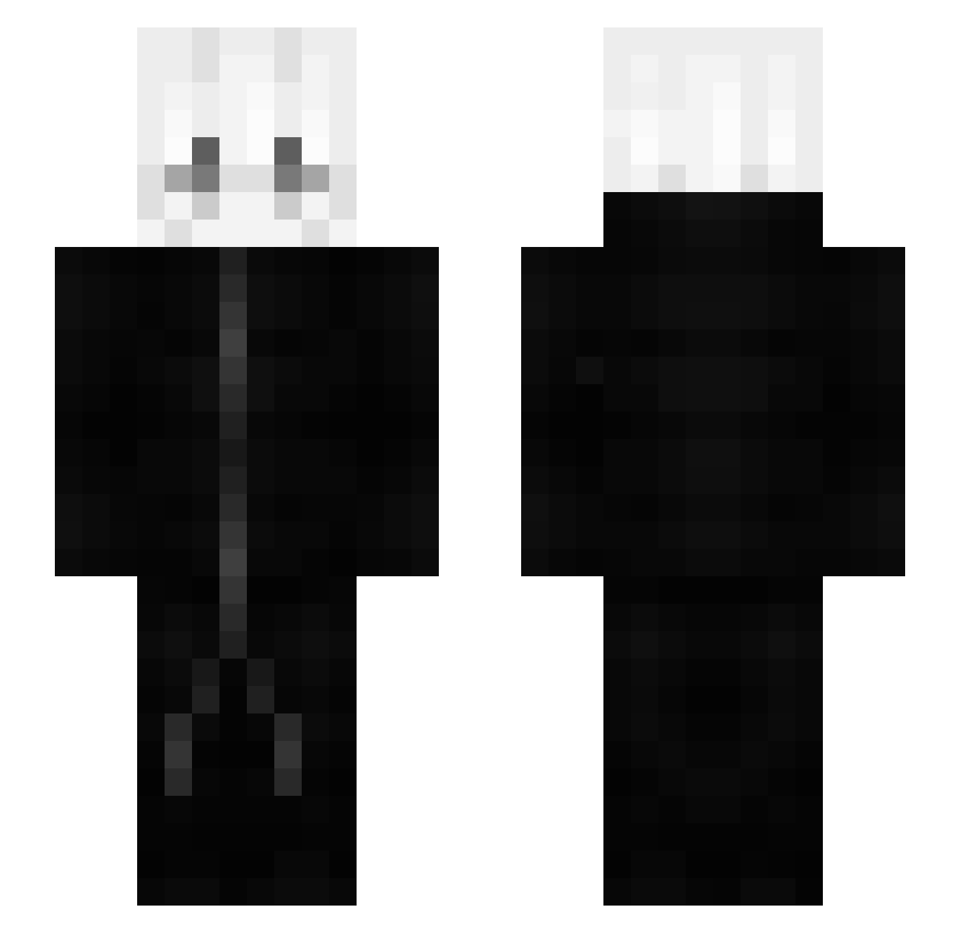 Fqbipth Minecraft skin, front and back view