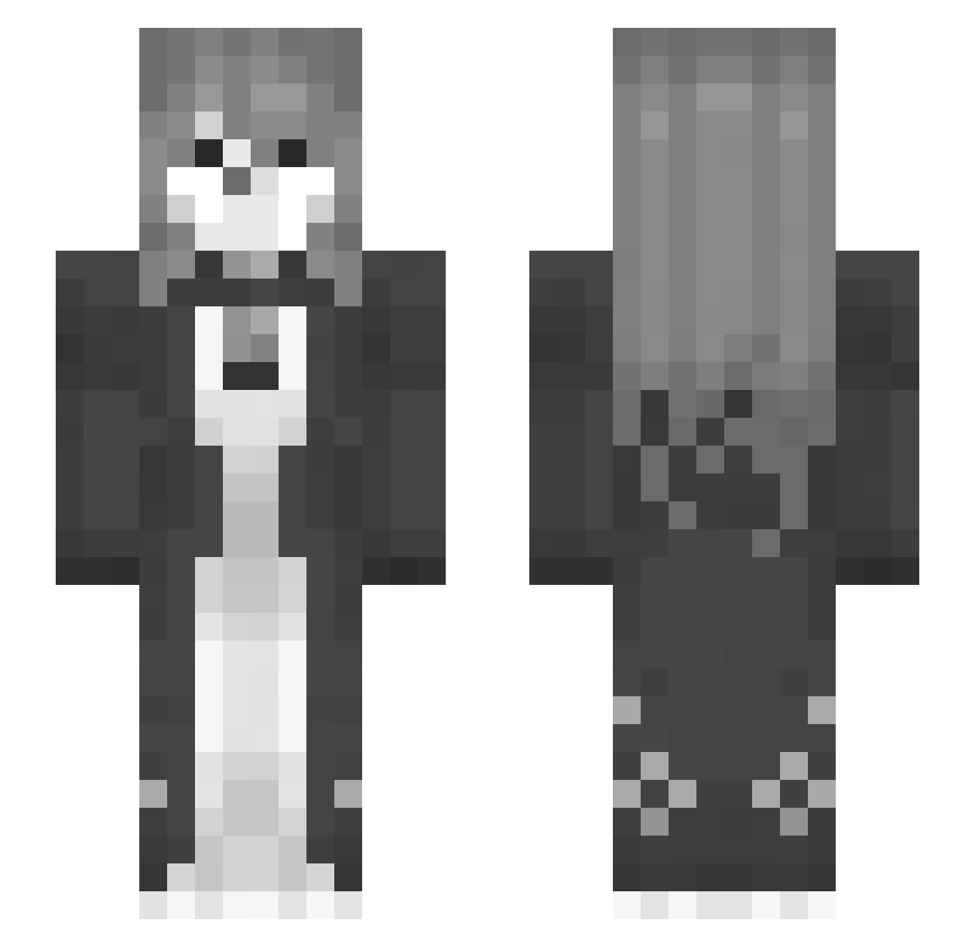 ThePaleDeceiver Minecraft skin, front and back view