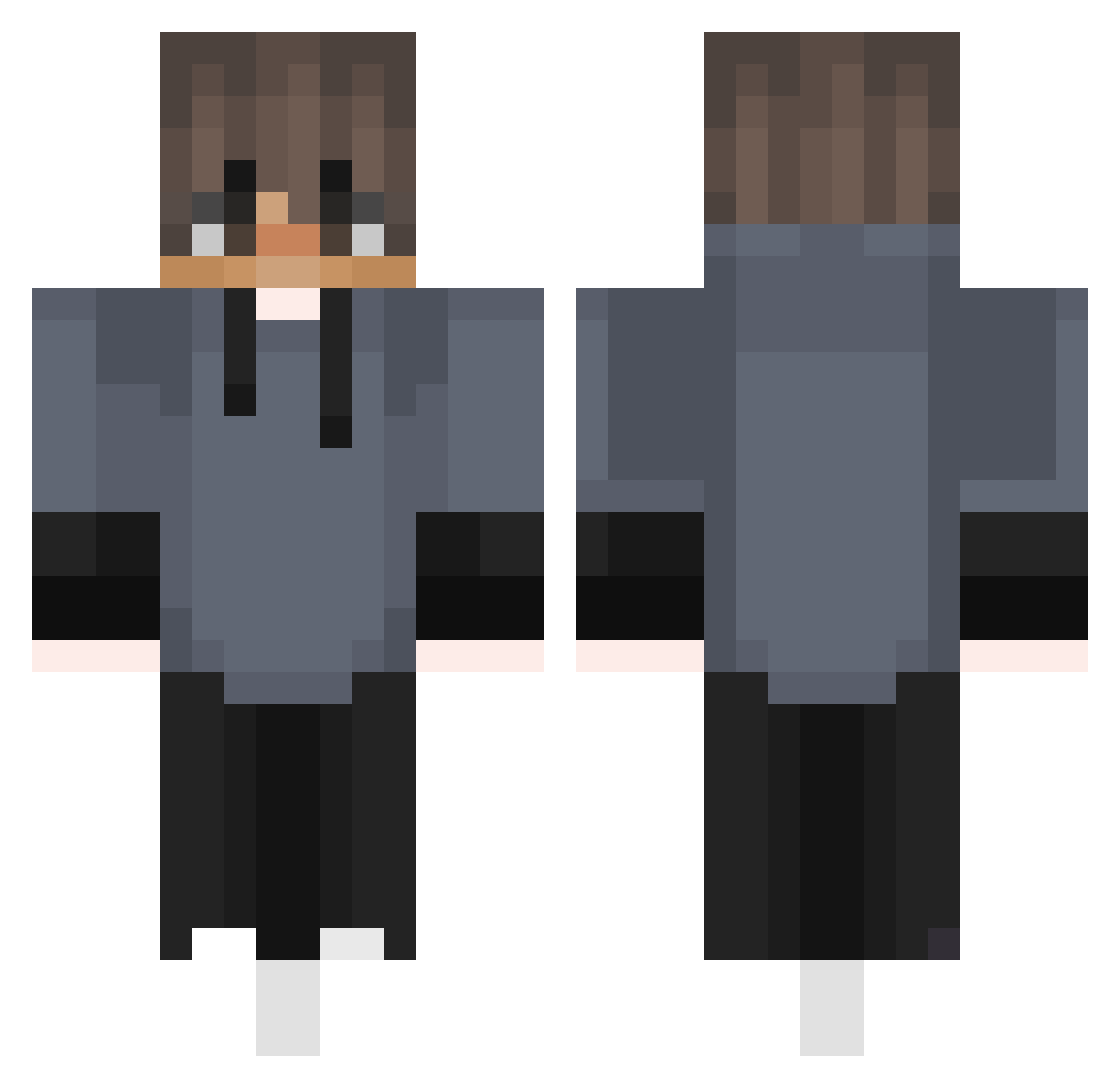 q2m_ Minecraft skin, front and back view