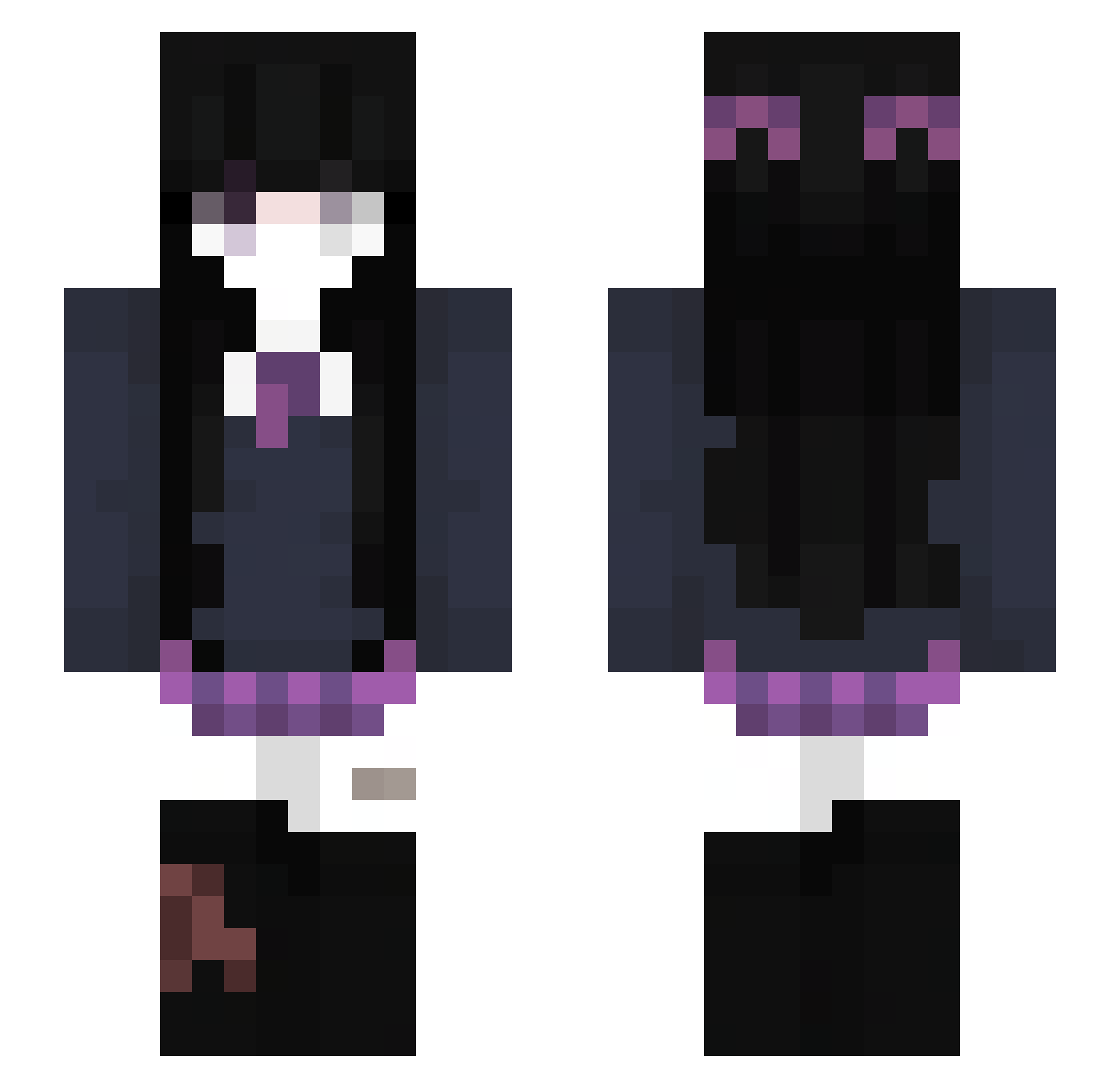 reallycriel Minecraft skin, front and back view
