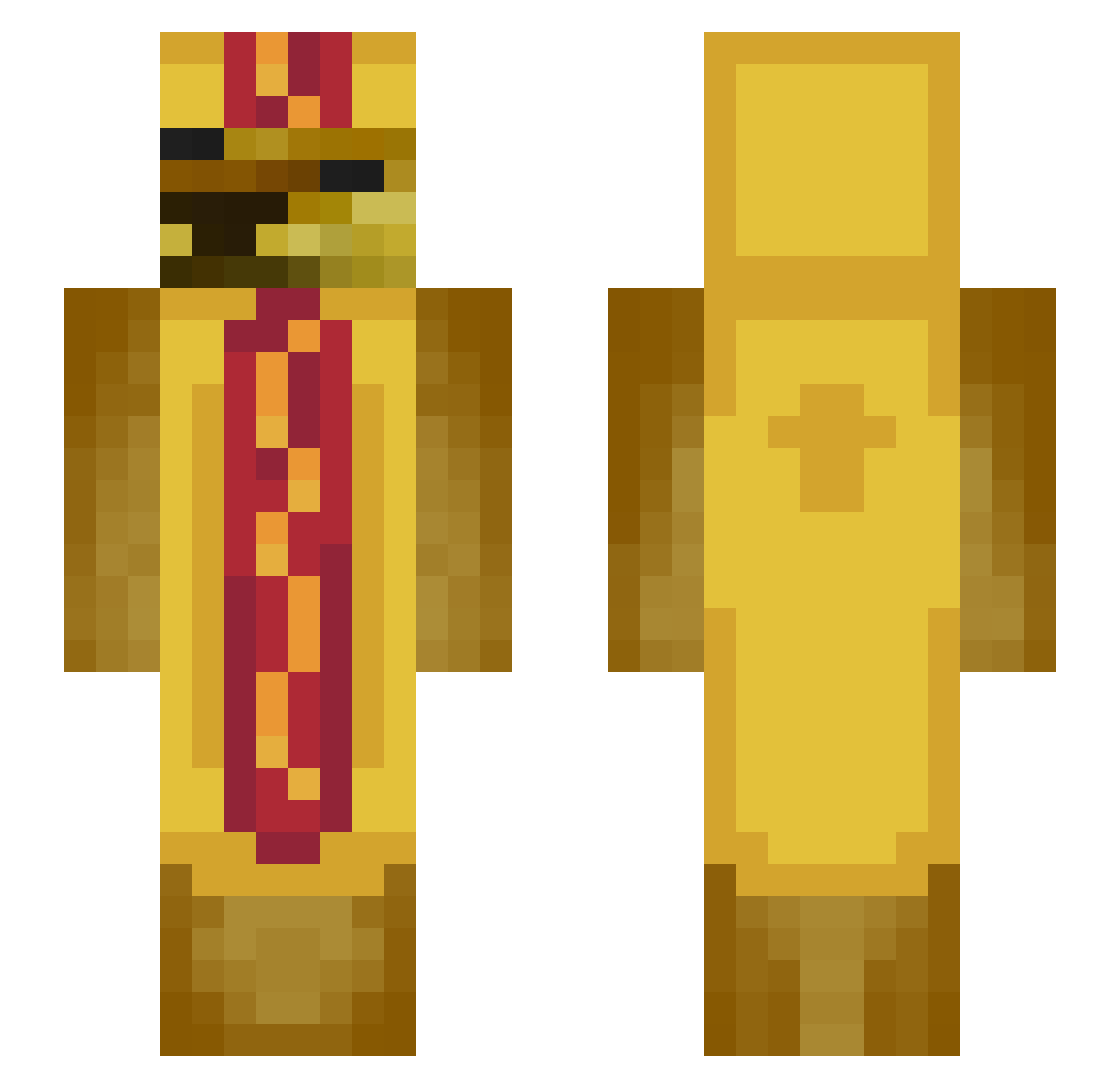 smallproblem Minecraft skin, front and back view