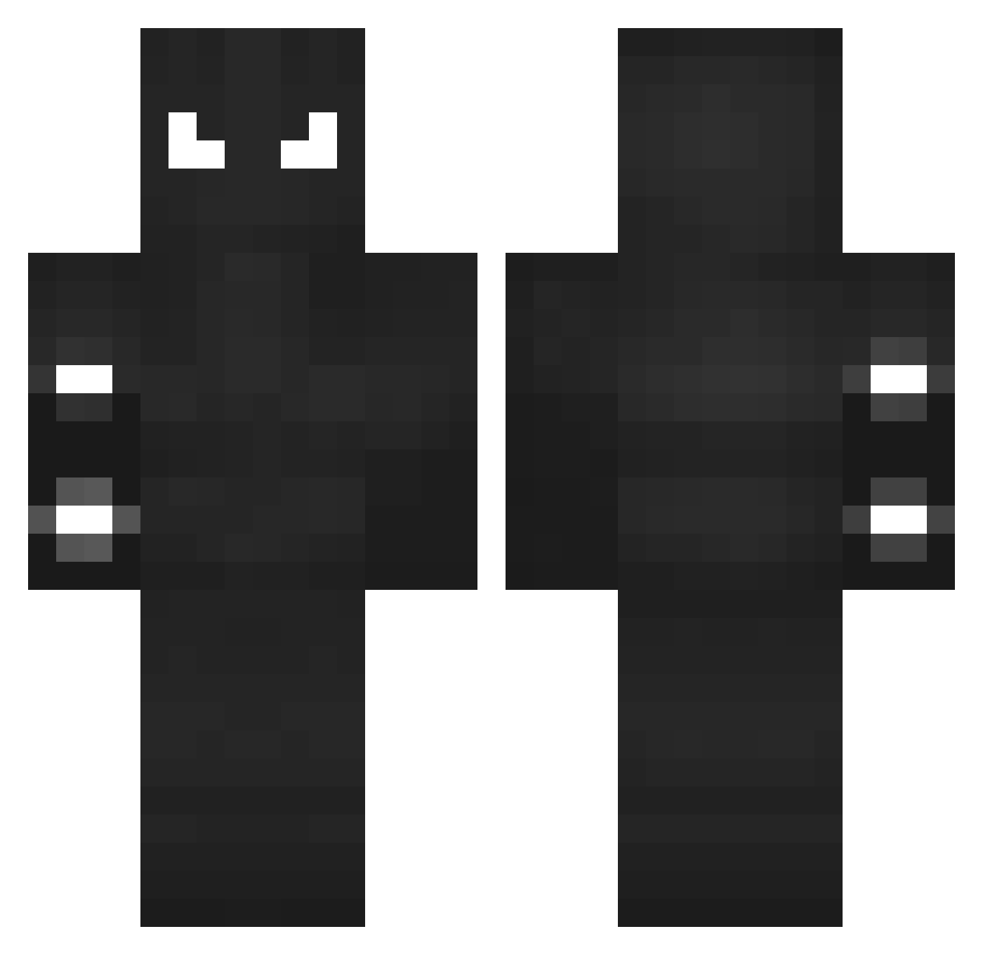 XDissLikeX Minecraft skin, front and back view