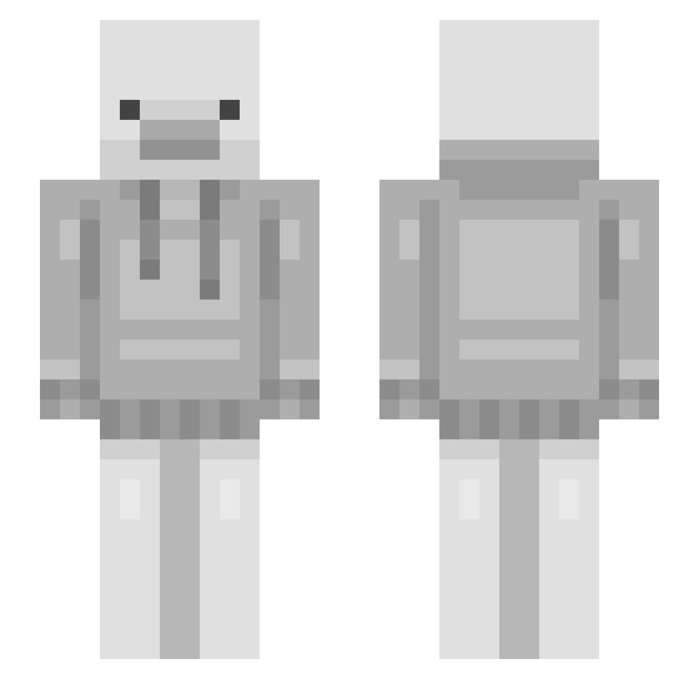 SorvetiDeMurangu Minecraft skin, front and back view