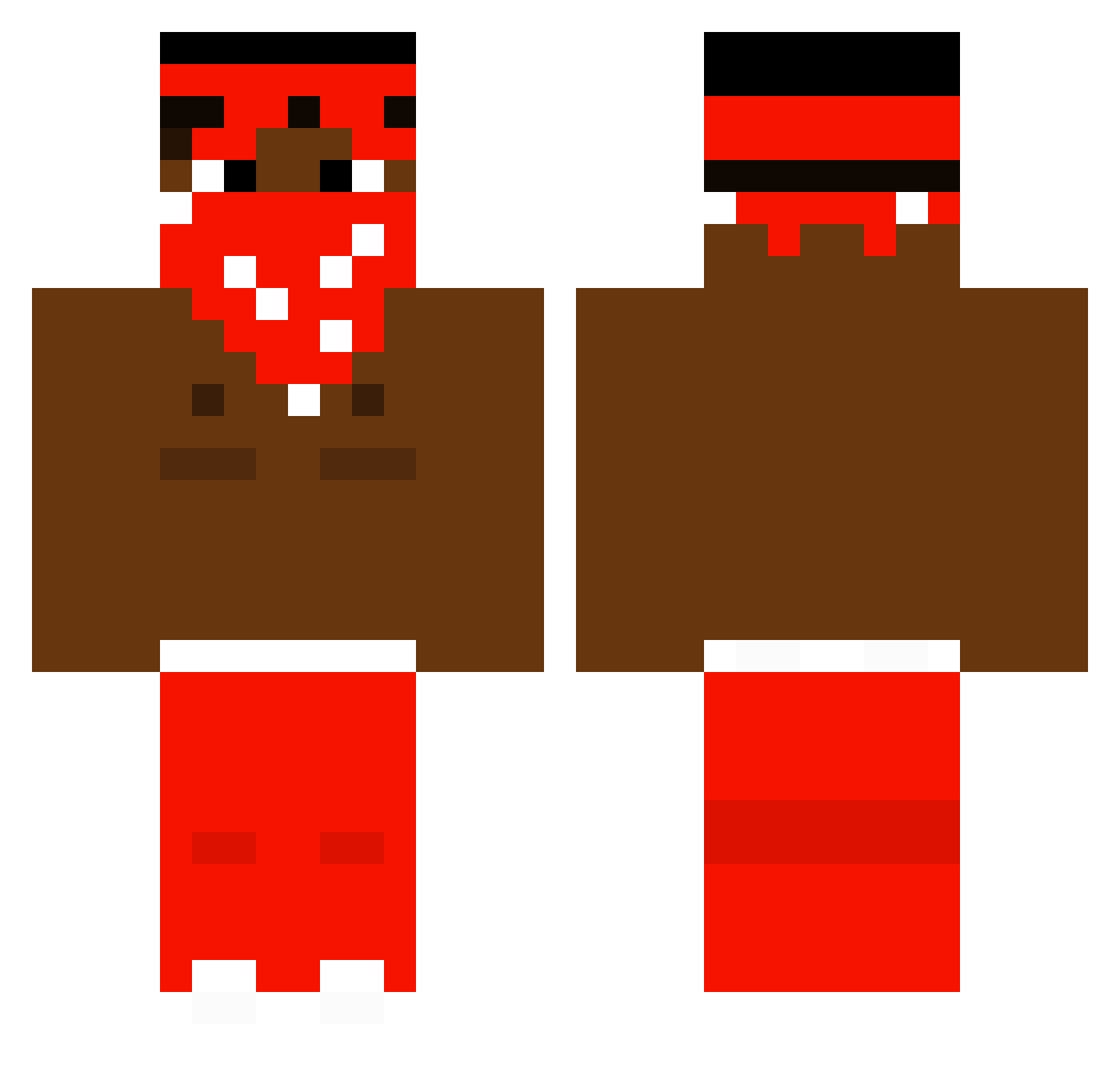 hectorperalg Minecraft skin, front and back view