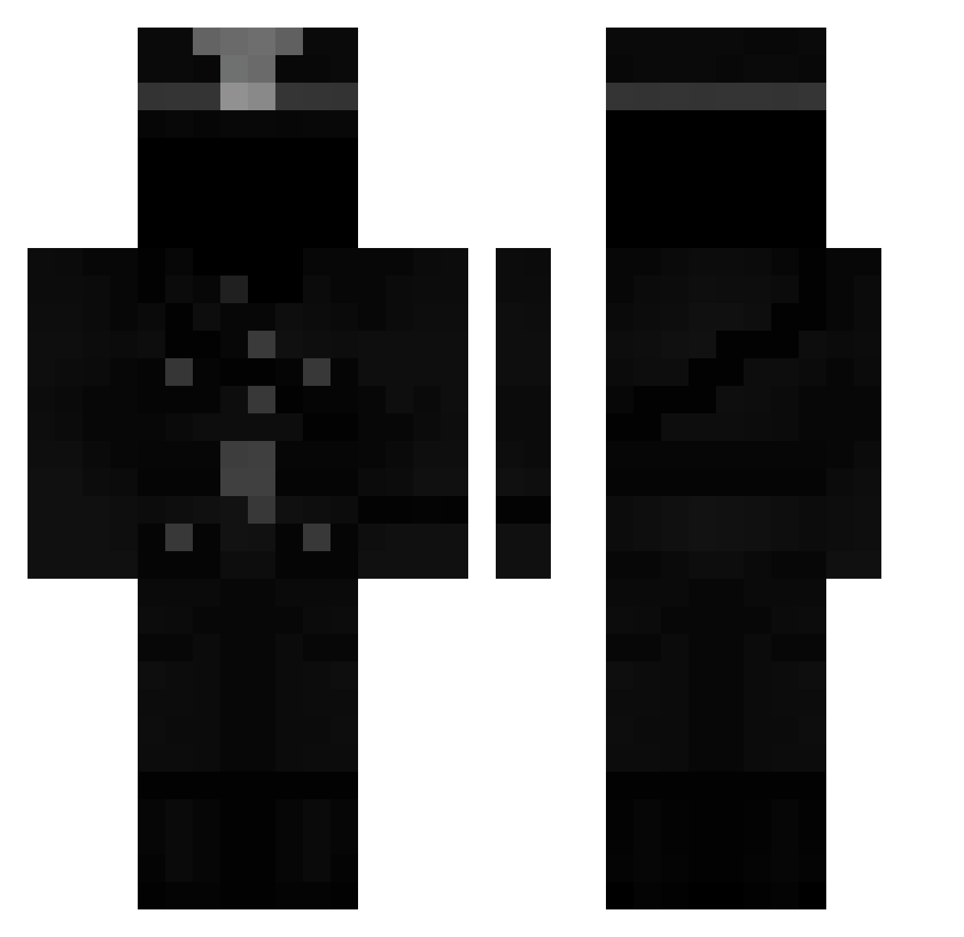 REAL_AJ Minecraft skin, front and back view