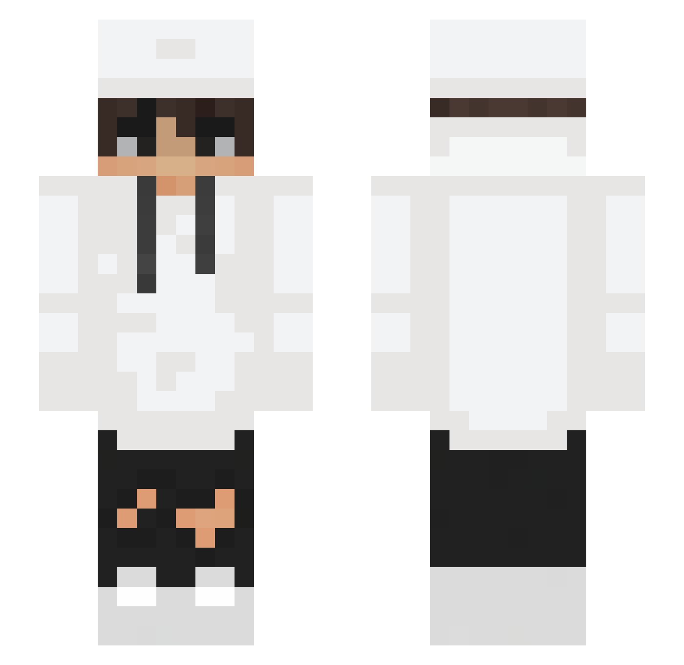 xStimpayy Minecraft skin, front and back view