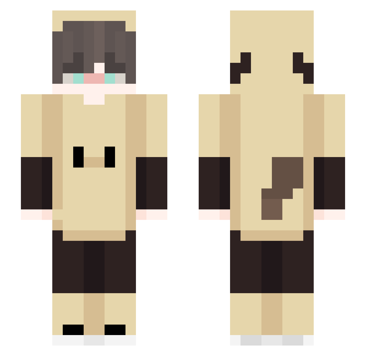 sogogi0122 Minecraft skin, front and back view