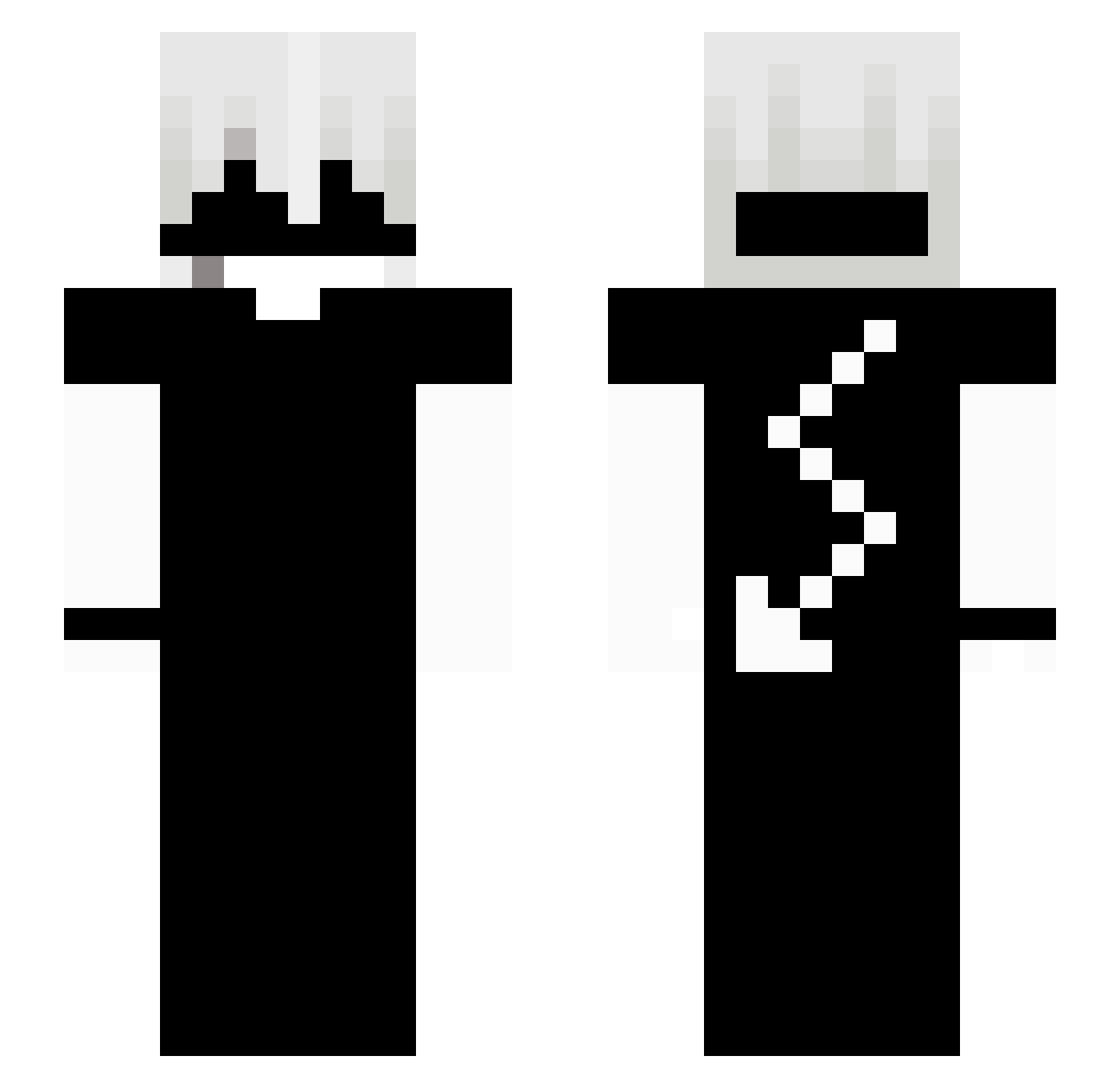 ivjgdkv Minecraft skin, front and back view