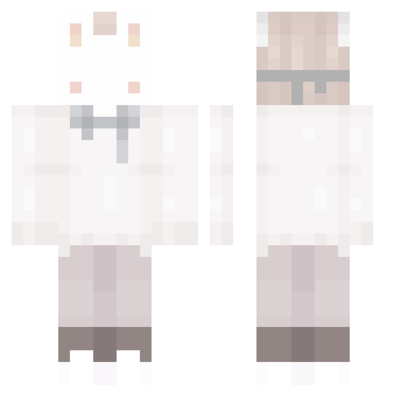 gogimandu78 Minecraft skin, front and back view