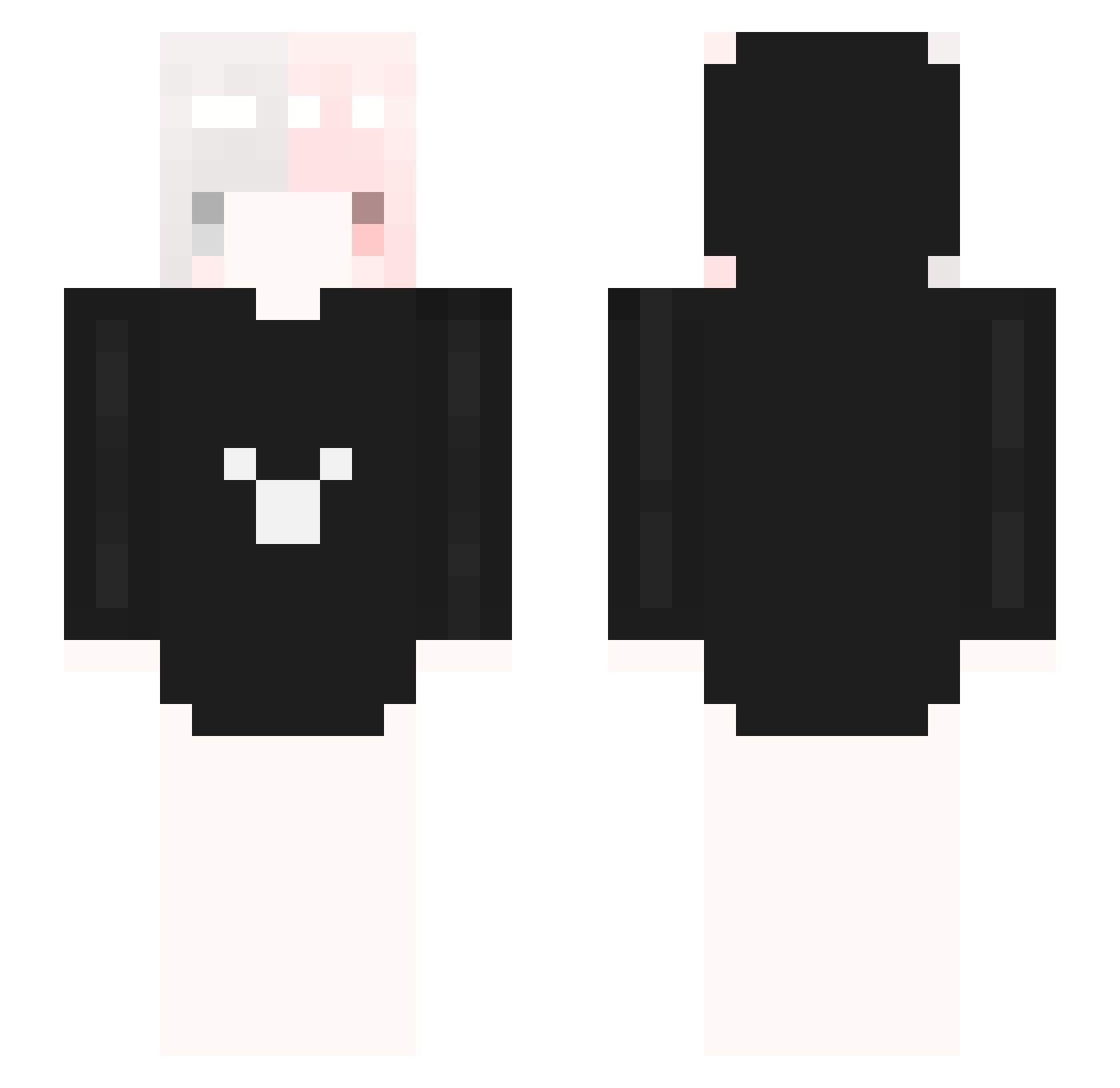 Happy_day2021 Minecraft skin, front and back view