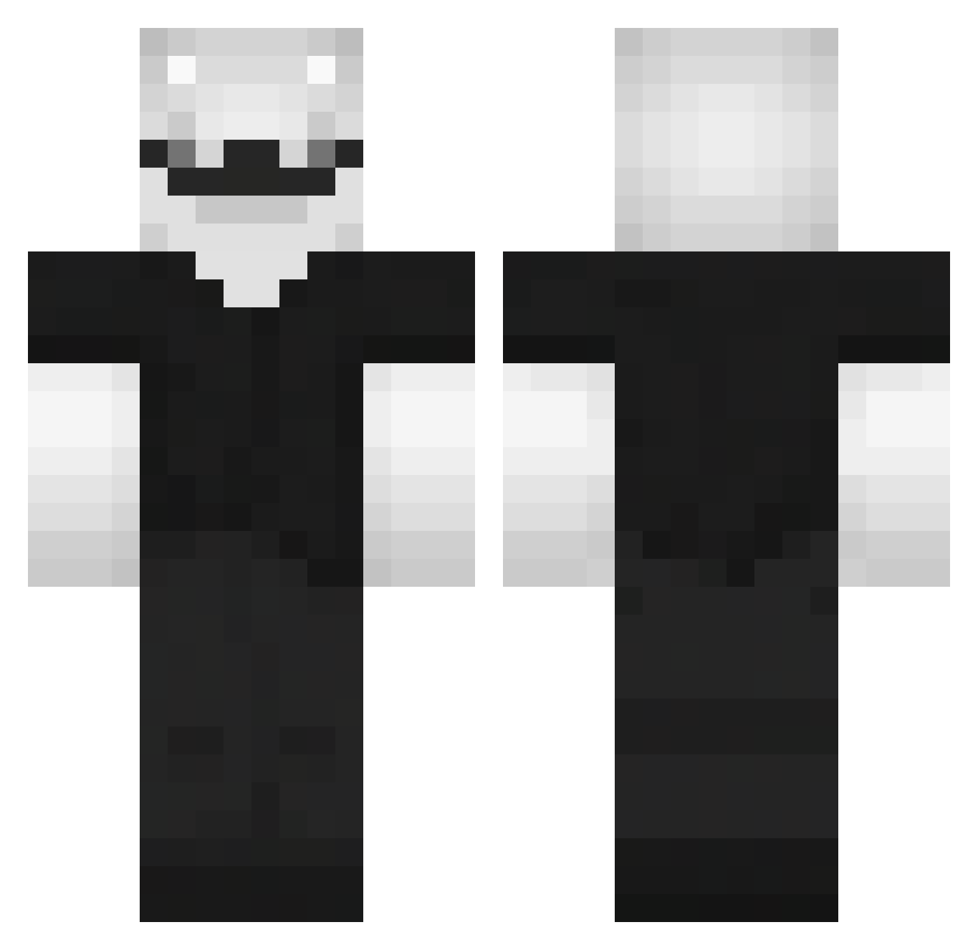 jcntoo Minecraft skin, front and back view