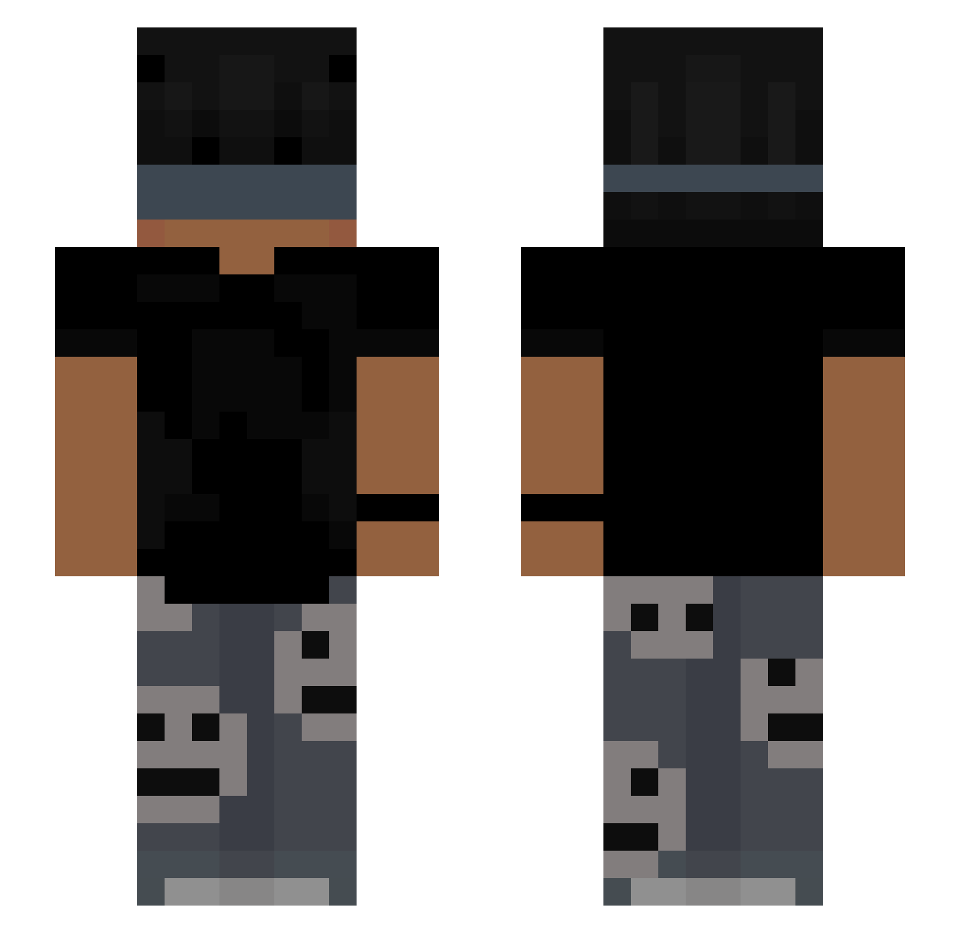 tss_valzz Minecraft skin, front and back view