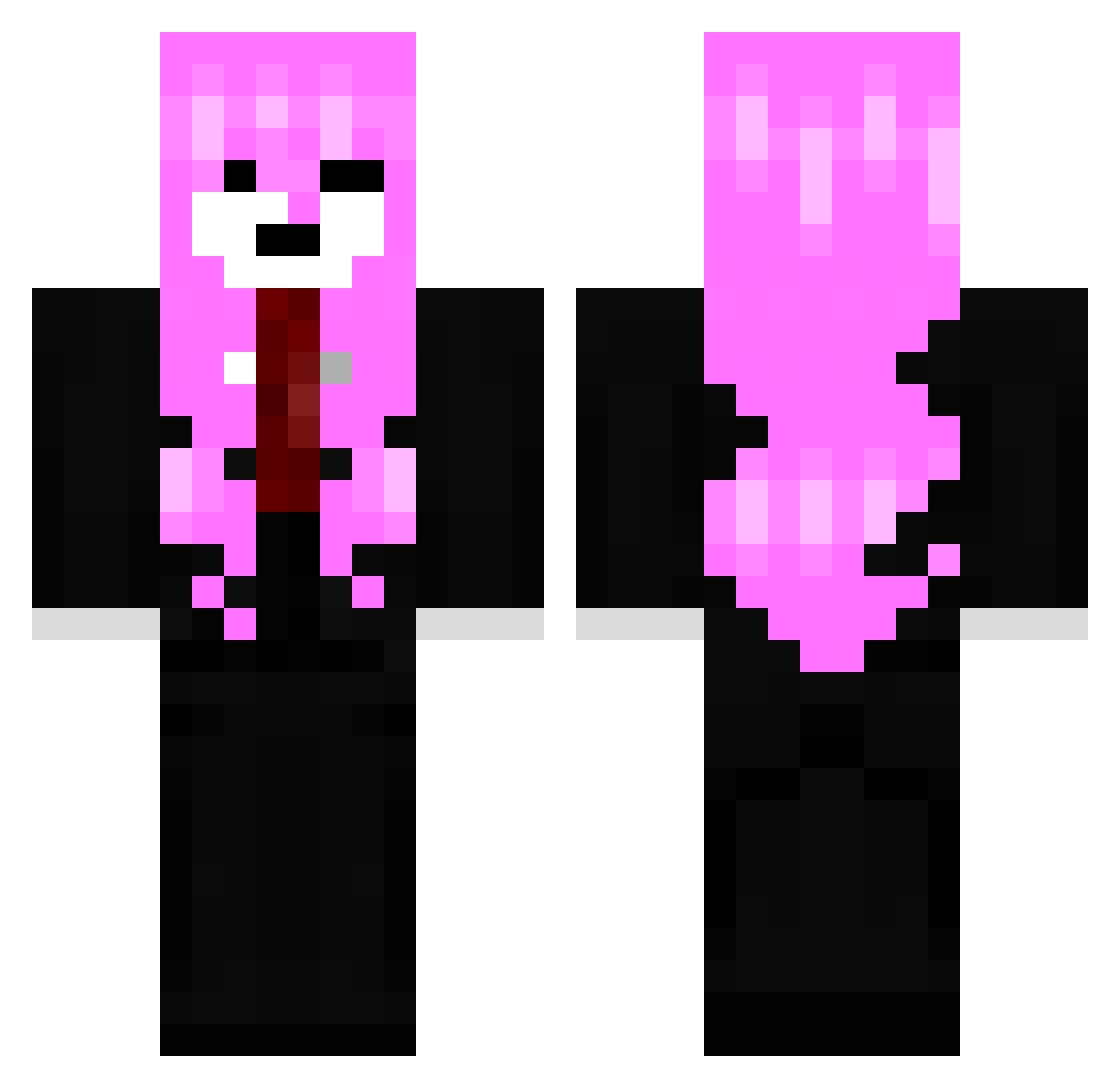 coffeZimOFC Minecraft skin, front and back view