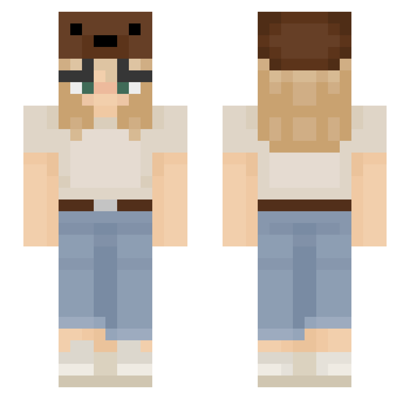 akulamolot_ Minecraft skin, front and back view