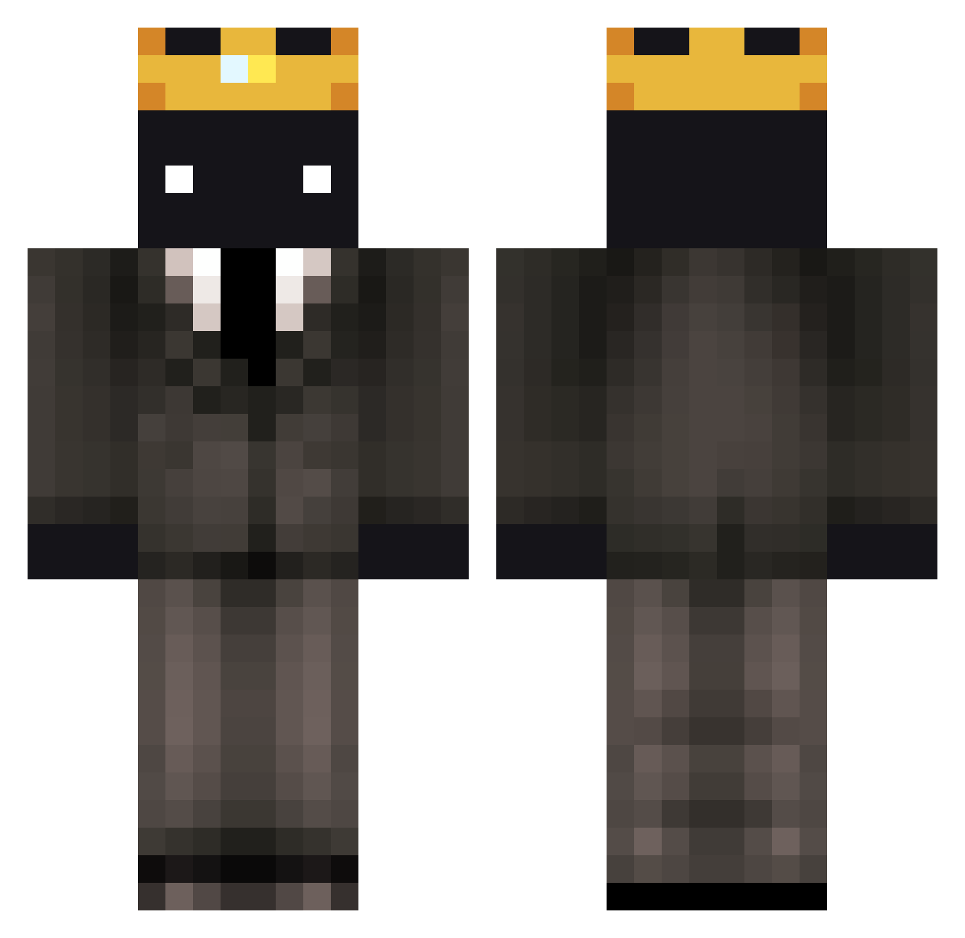 SASSY1212 Minecraft skin, front and back view