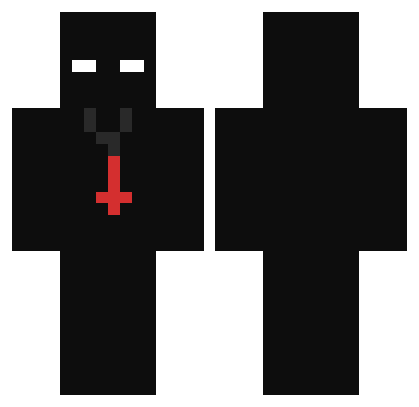 zDarius_YT Minecraft skin, front and back view