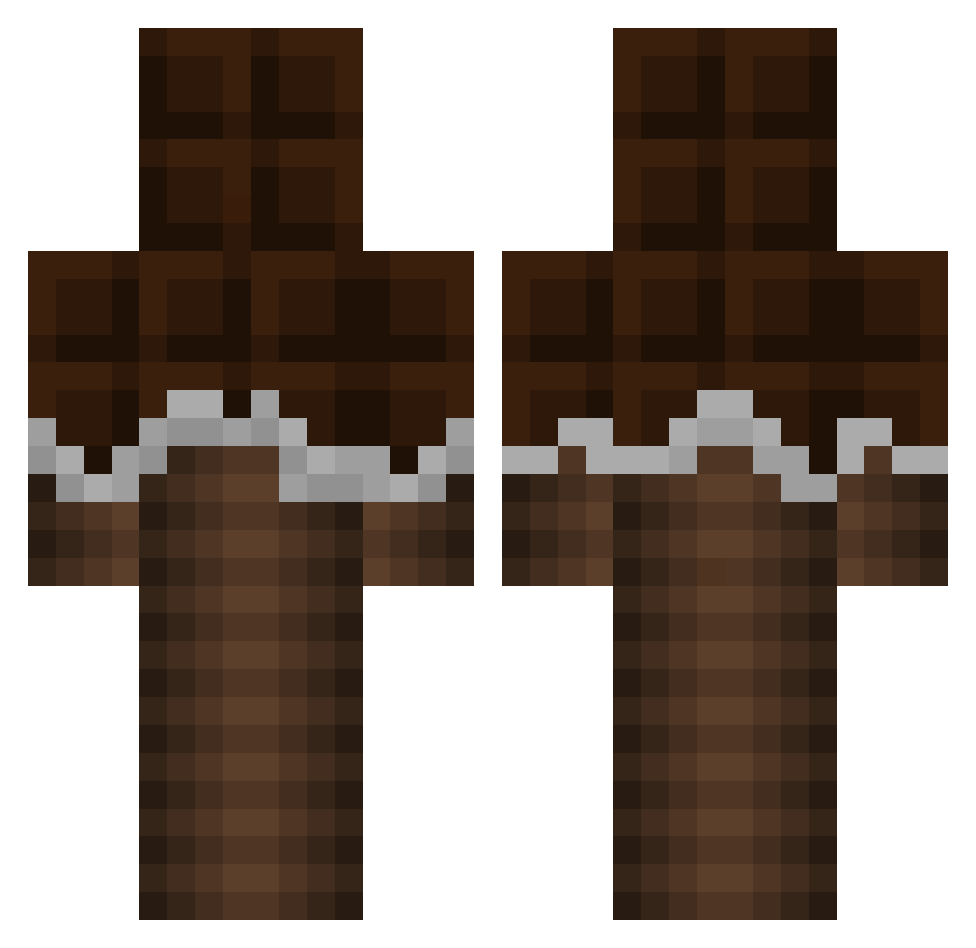j0zeef_ Minecraft skin, front and back view