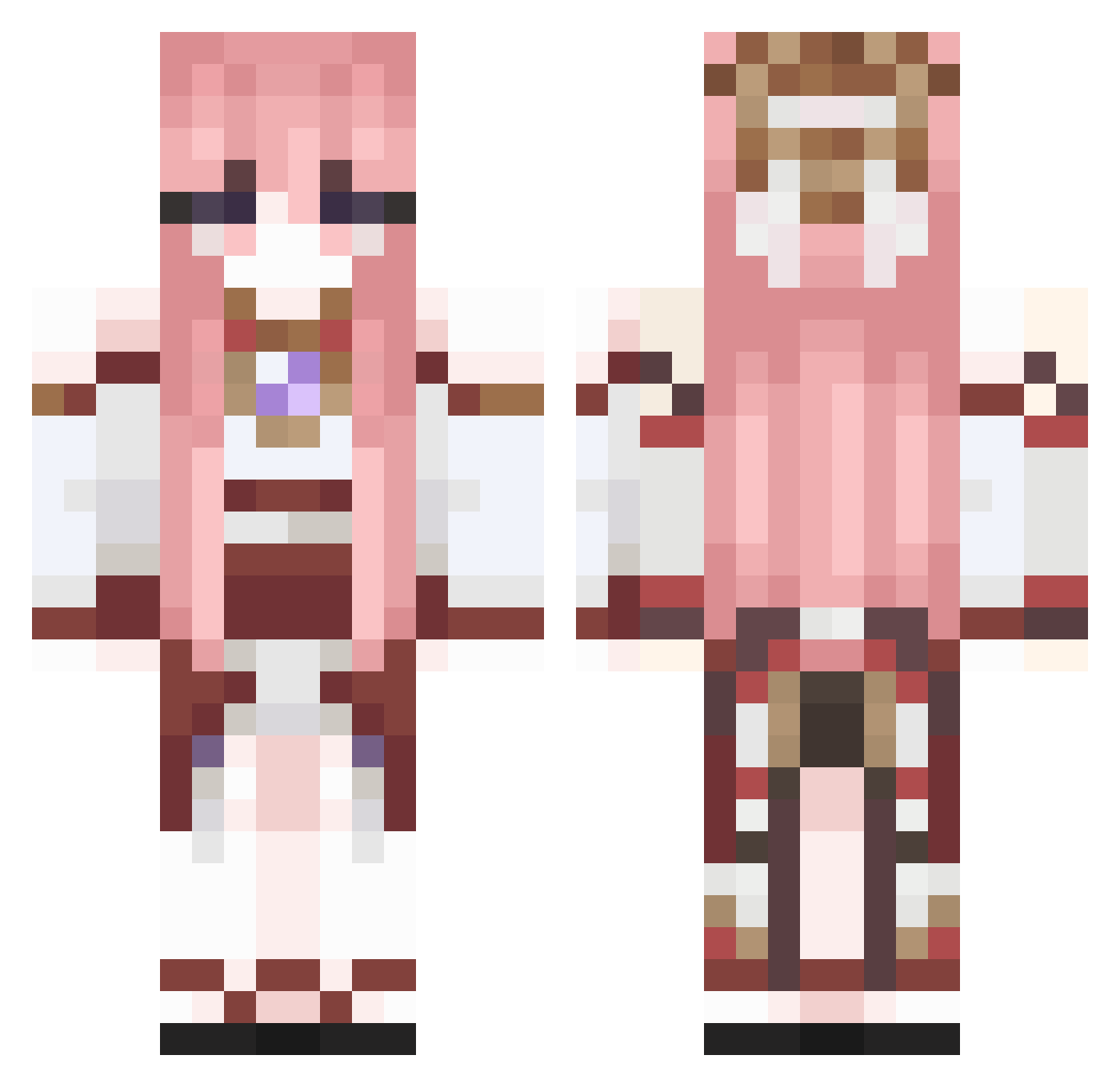 obolduy123 Minecraft skin, front and back view
