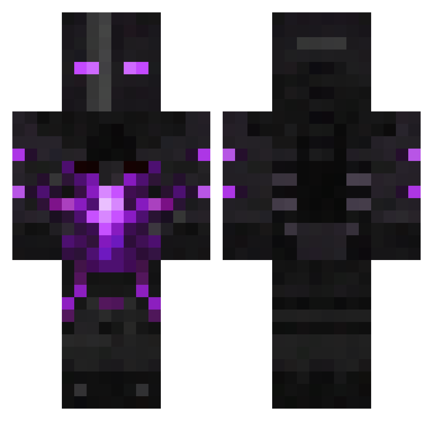 Ernestoxl Minecraft skin, front and back view