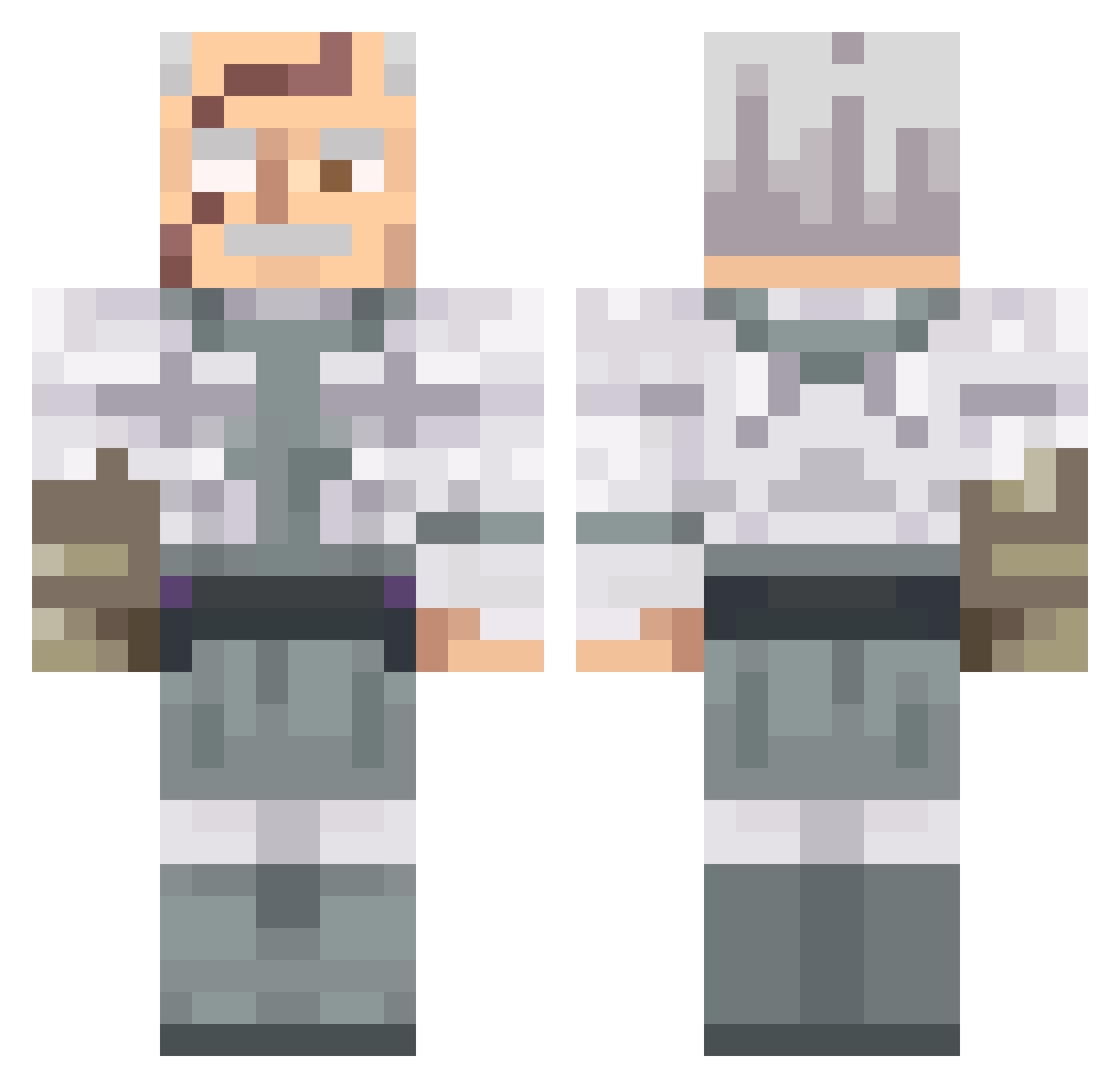Varpex3169 Minecraft skin, front and back view