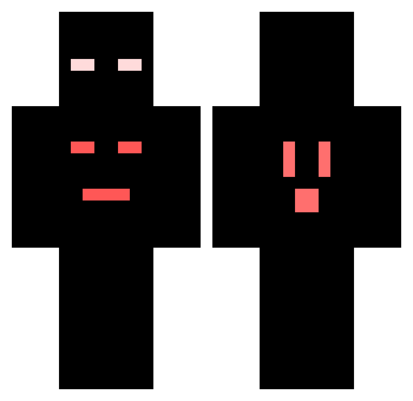 YuriyBaranov Minecraft skin, front and back view