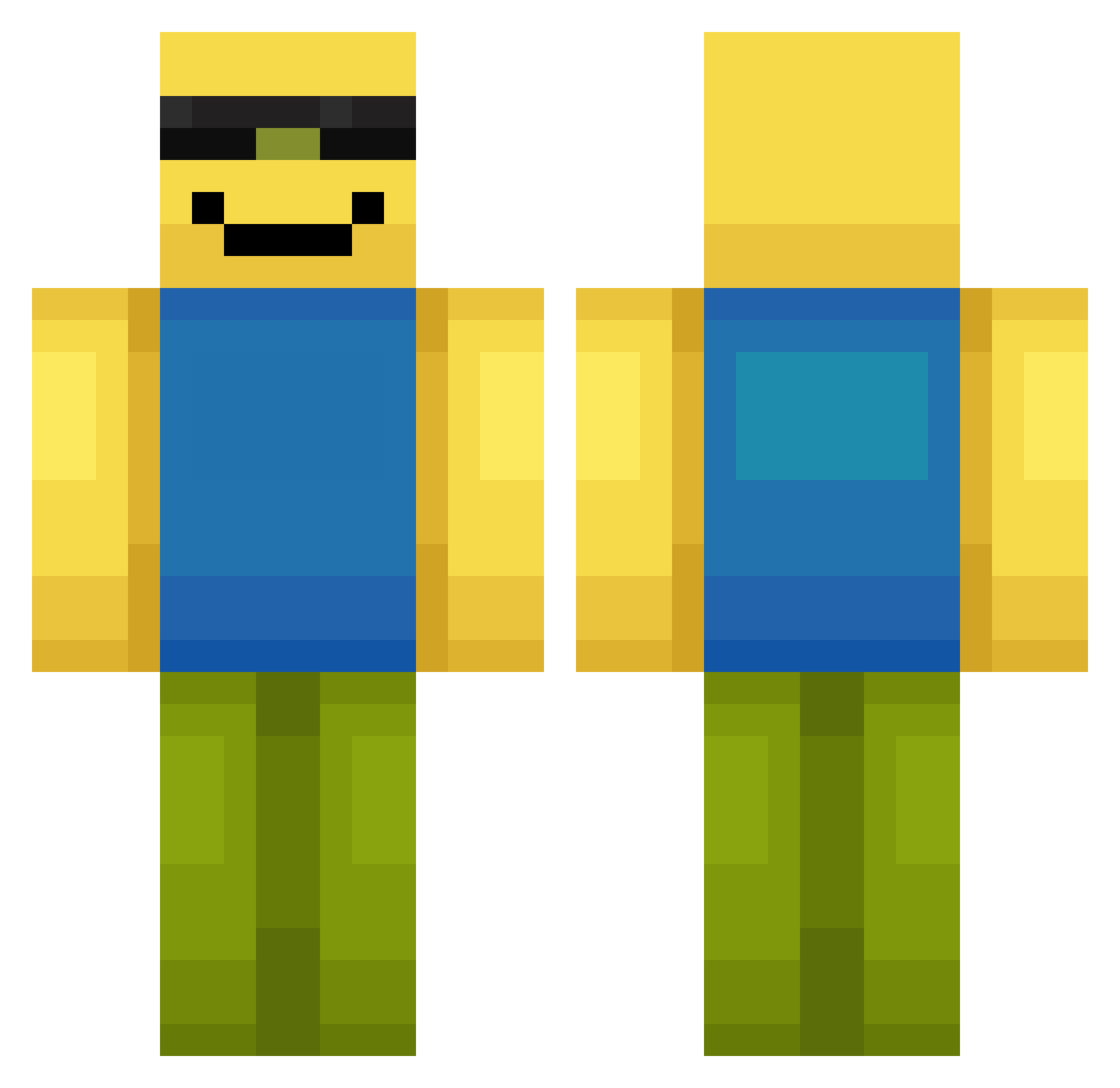 ElGabs_0923 Minecraft skin, front and back view