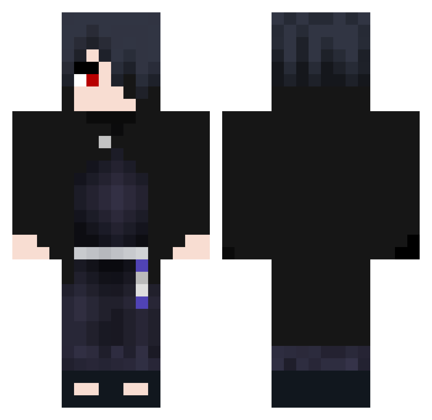 Razley_ Minecraft skin, front and back view