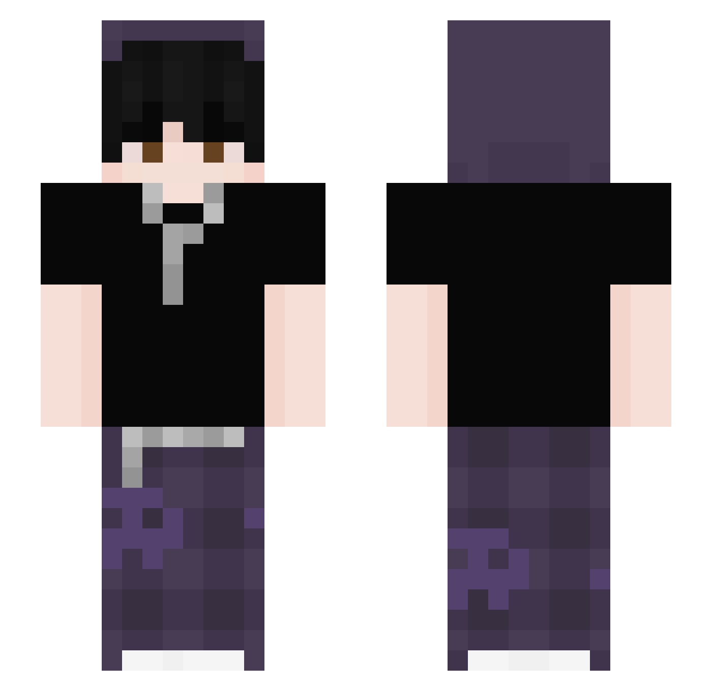 poxaaMurillo Minecraft skin, front and back view
