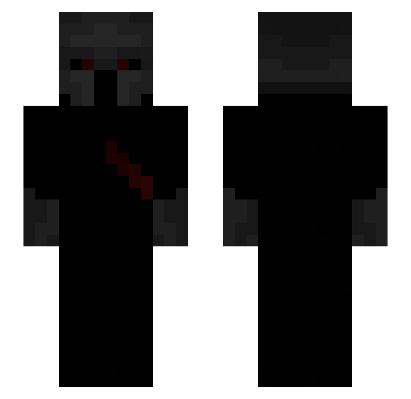 m3mosg Minecraft skin, front and back view