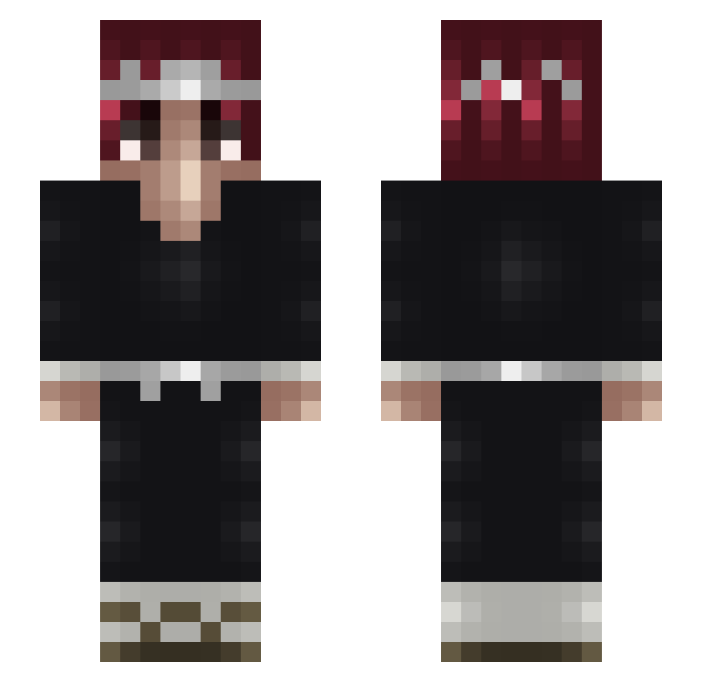 Star_Lord332 Minecraft skin, front and back view