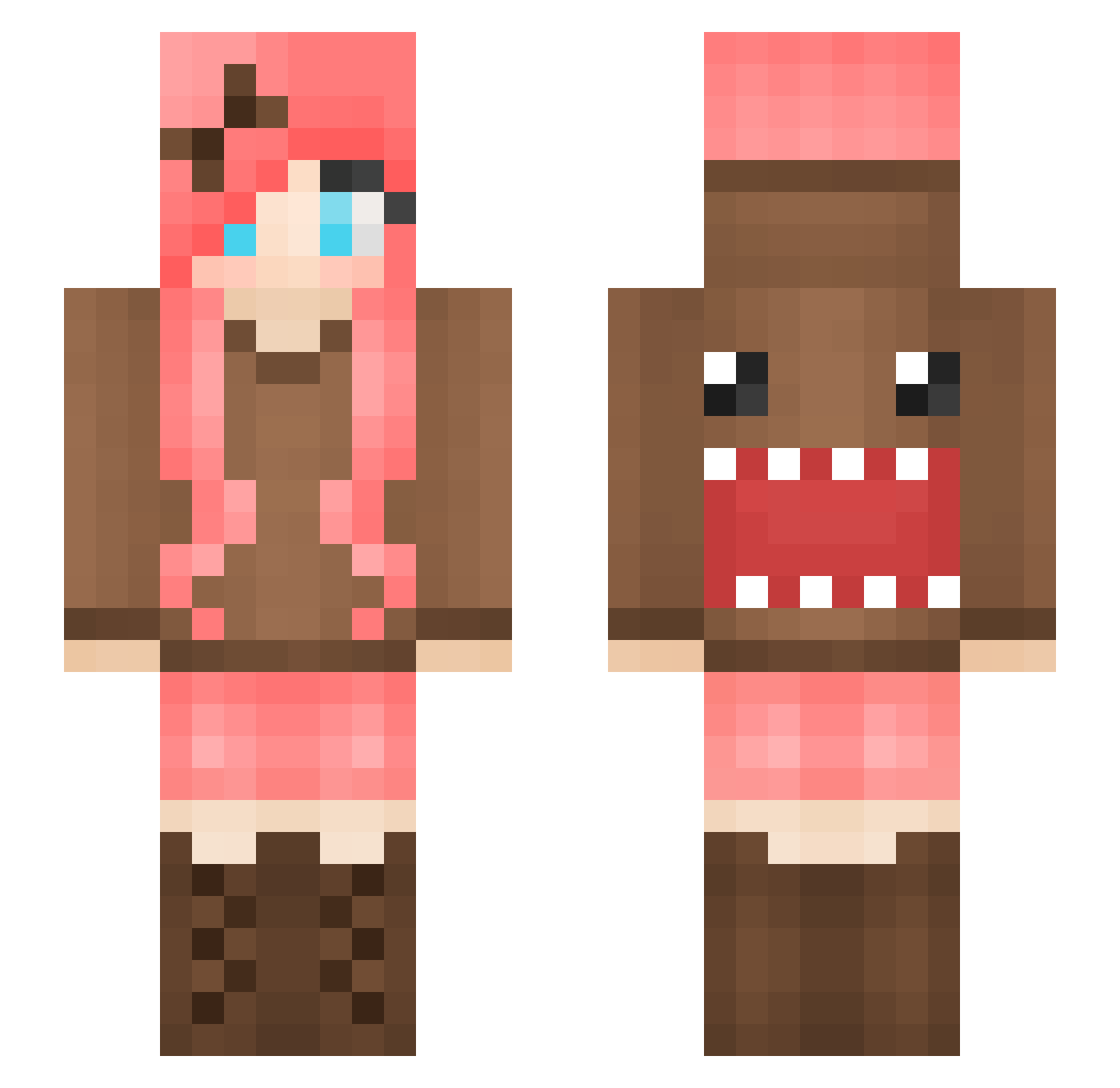 ArZaniAD_ Minecraft skin, front and back view