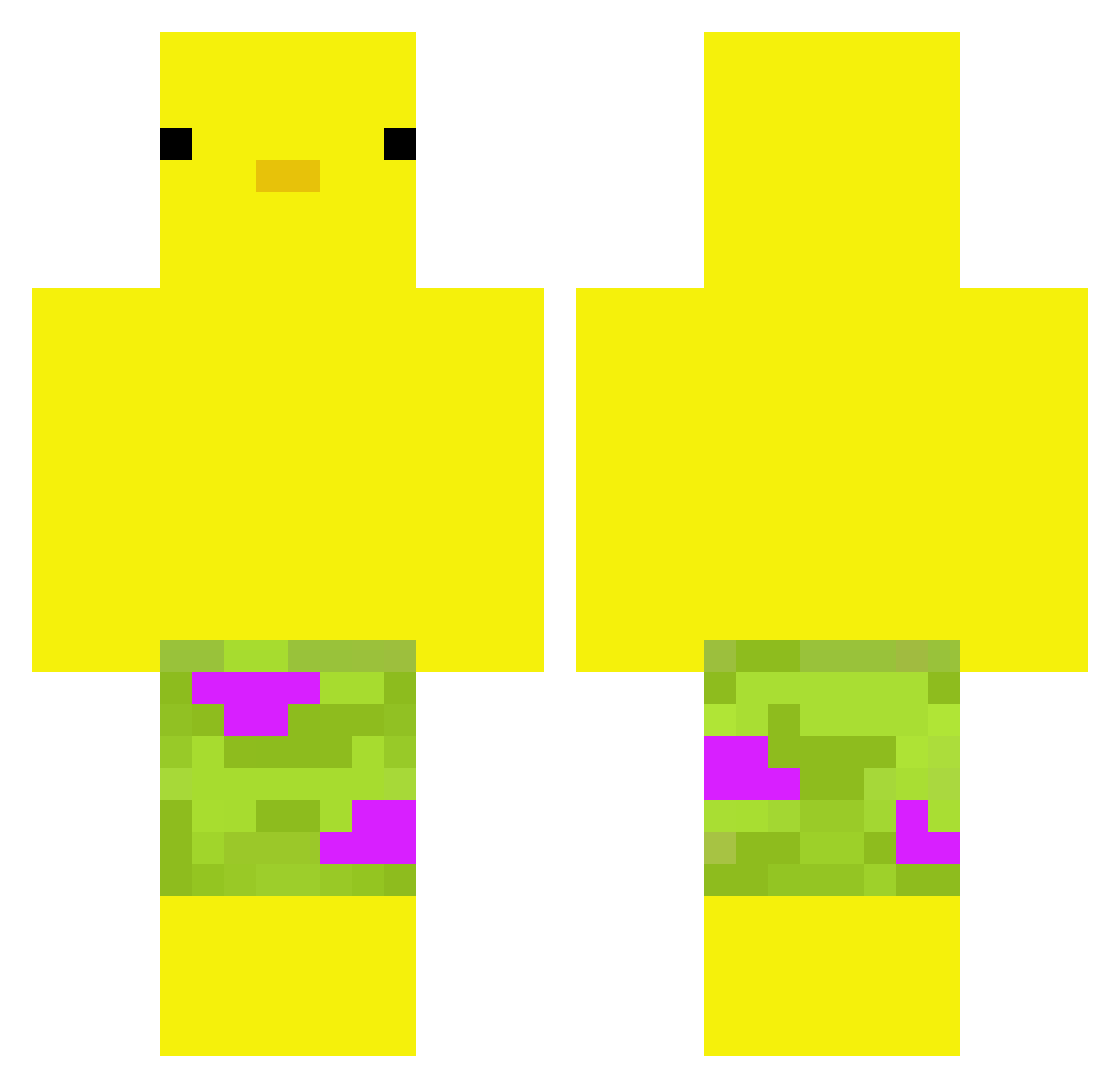 Soggy_Bread420 Minecraft skin, front and back view