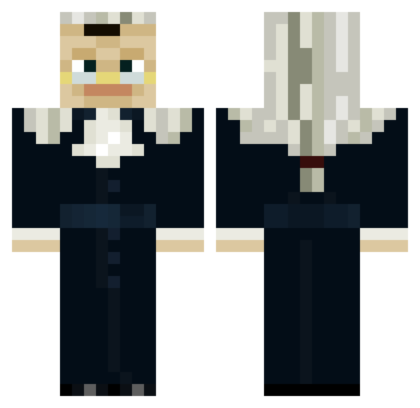 that_boi_thic Minecraft skin, front and back view