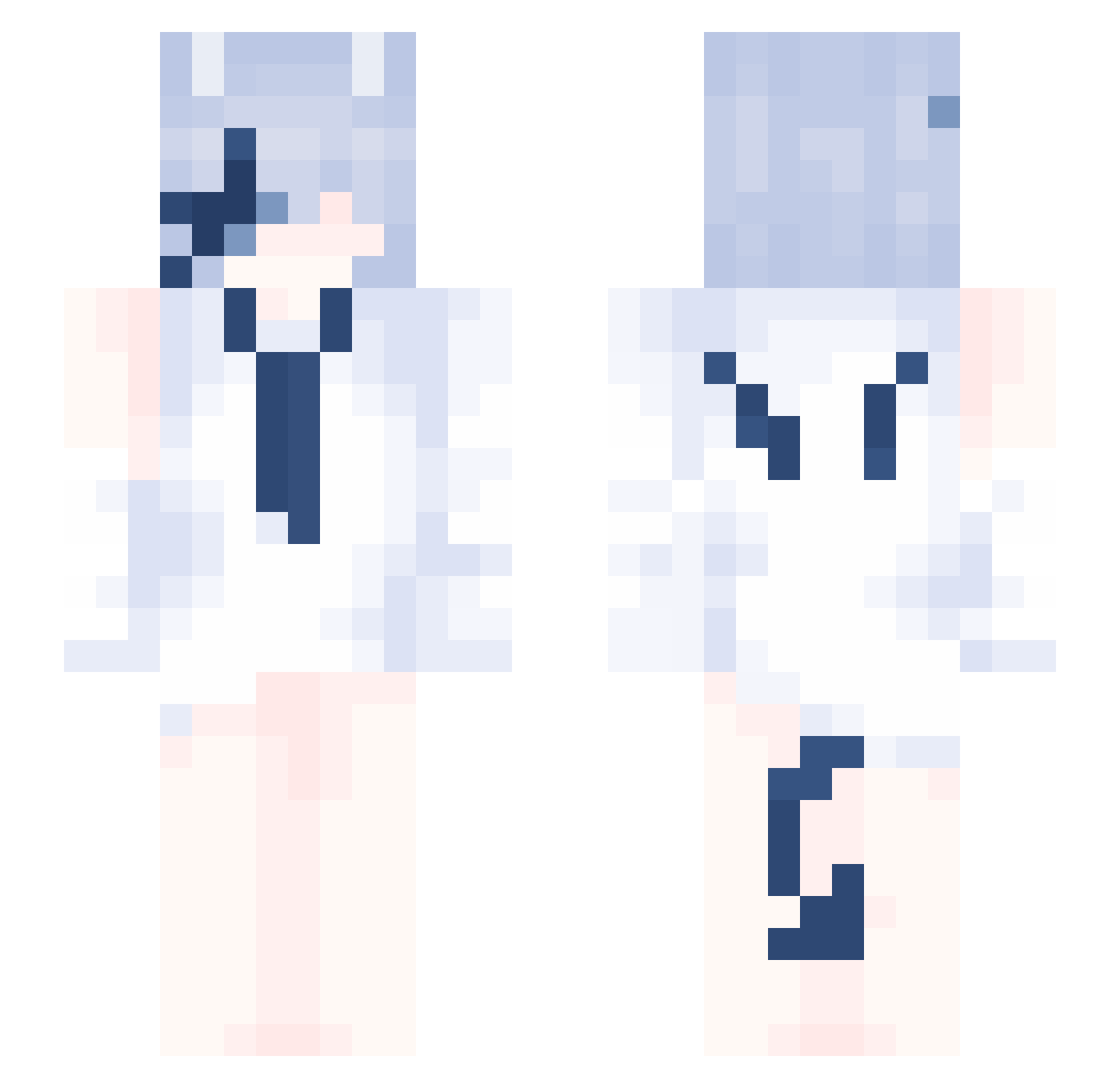 waillanti Minecraft skin, front and back view