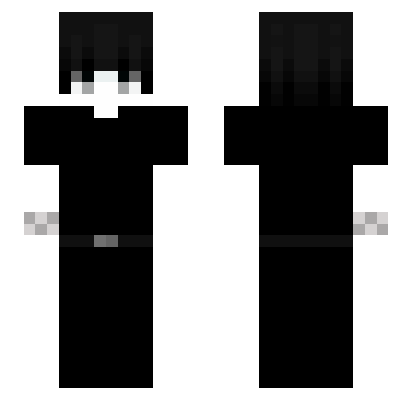 TheBlue0103 Minecraft skin, front and back view