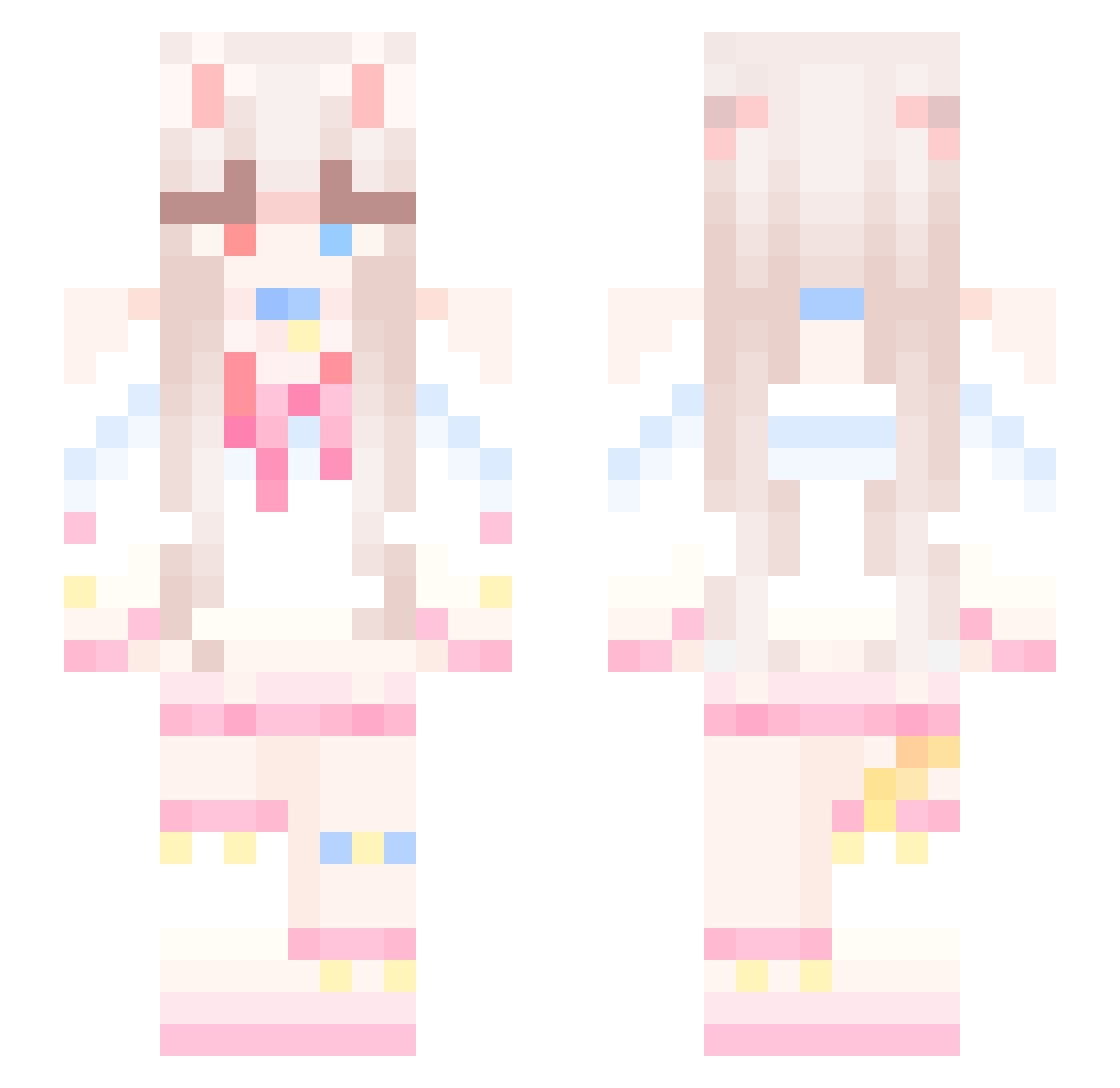 sancho_lover Minecraft skin, front and back view