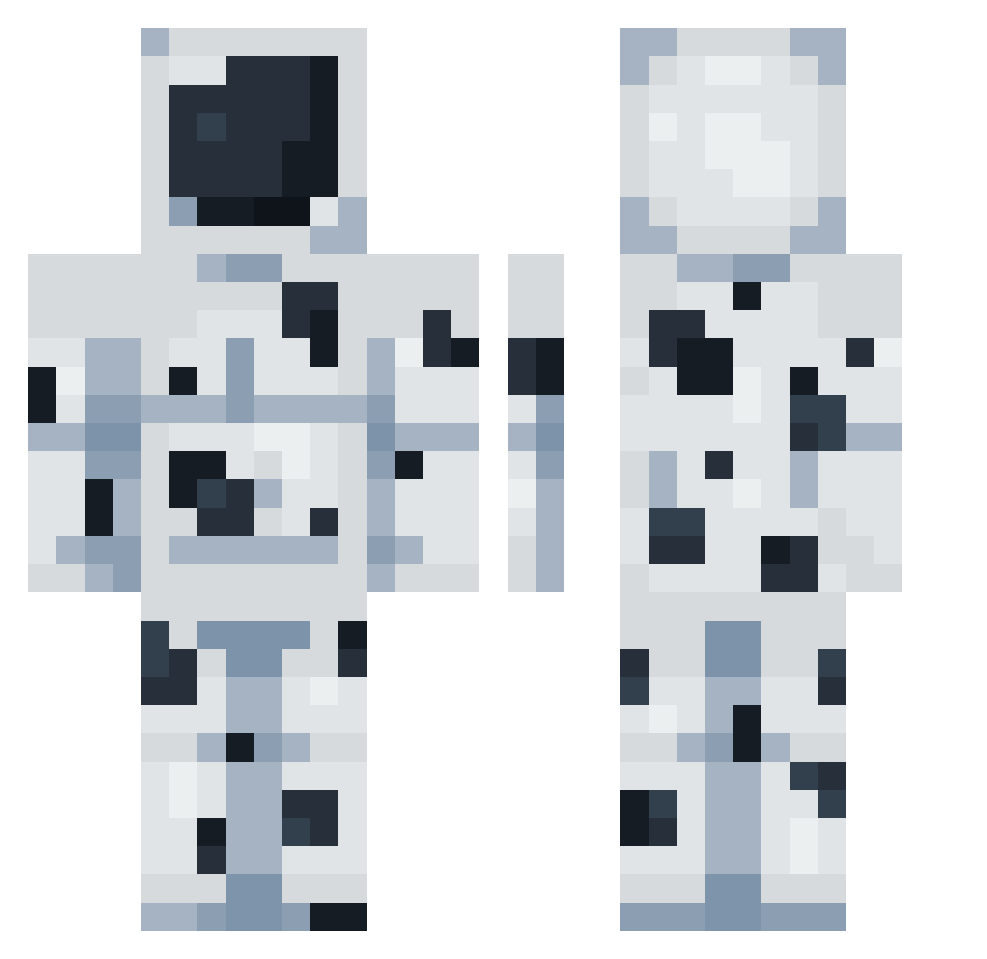 byRichard Minecraft skin, front and back view