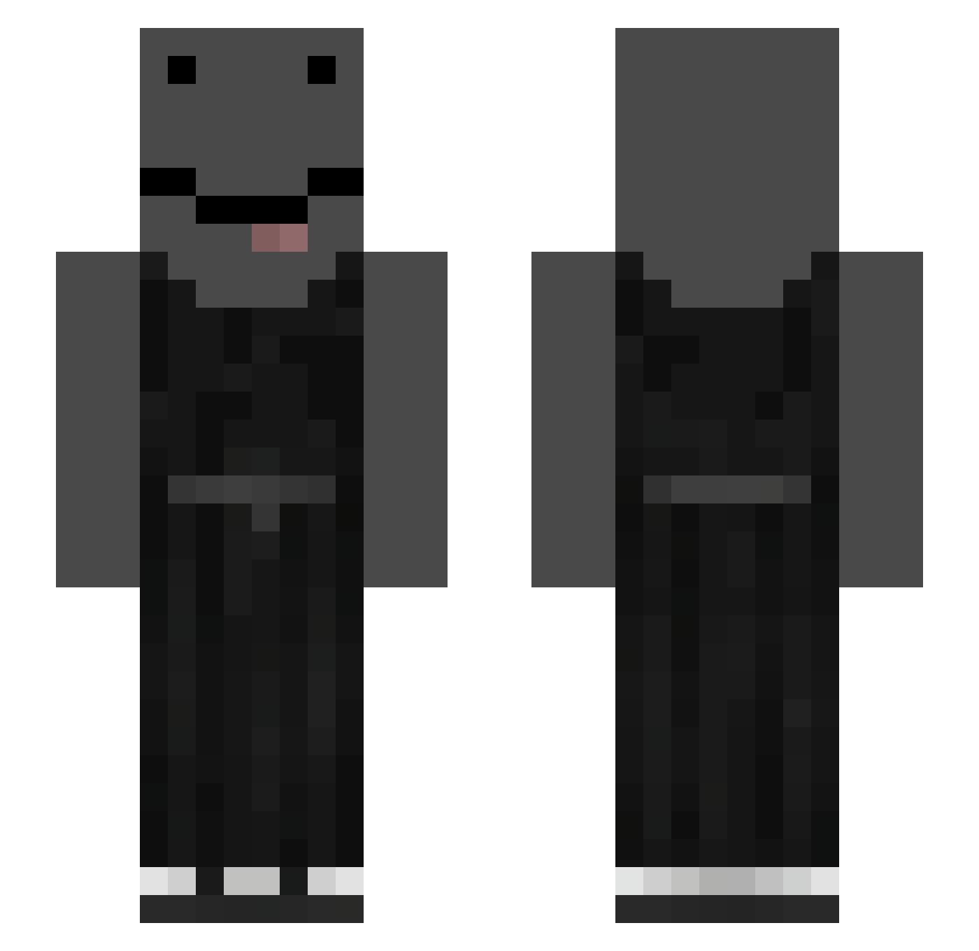 bigketchup Minecraft skin, front and back view
