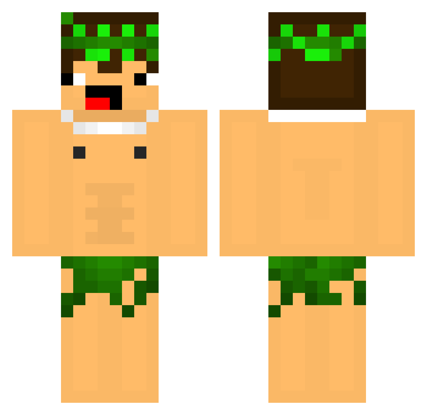 coochise_ Minecraft skin, front and back view