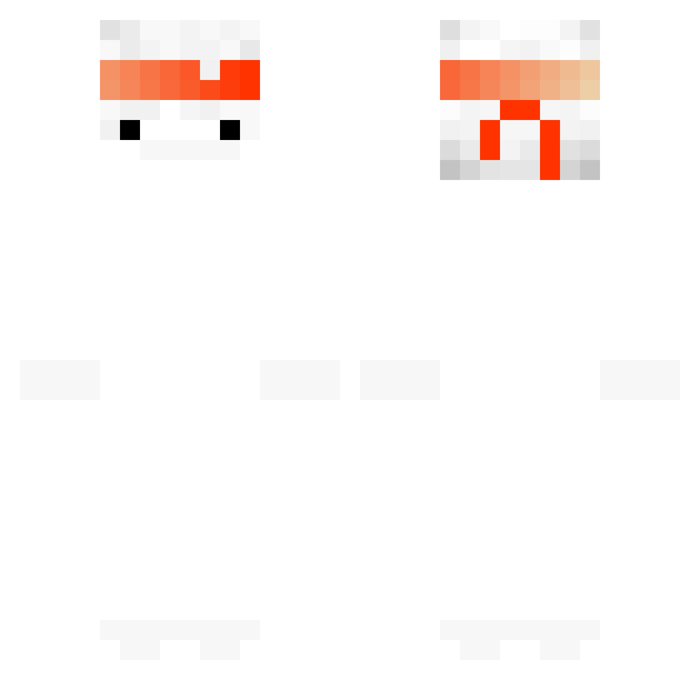 SoooFresh Minecraft skin, front and back view