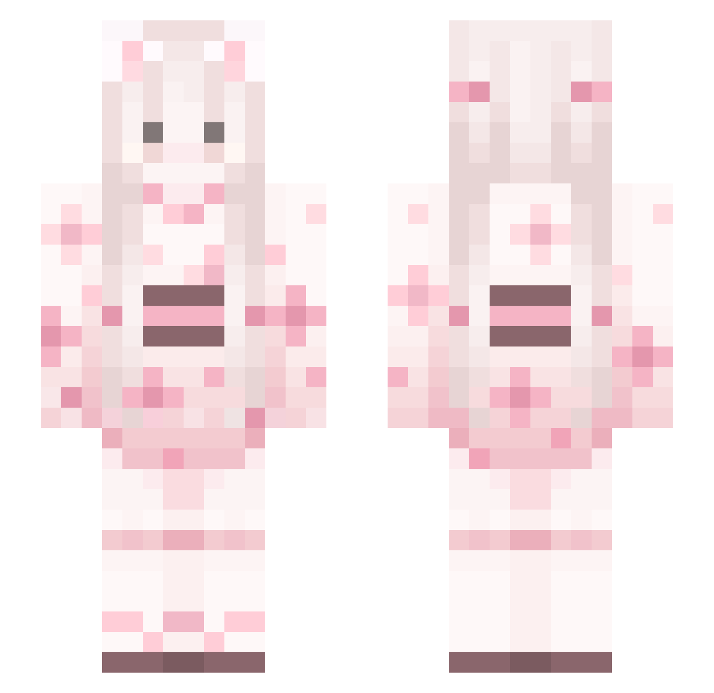 weilaicwc Minecraft skin, front and back view