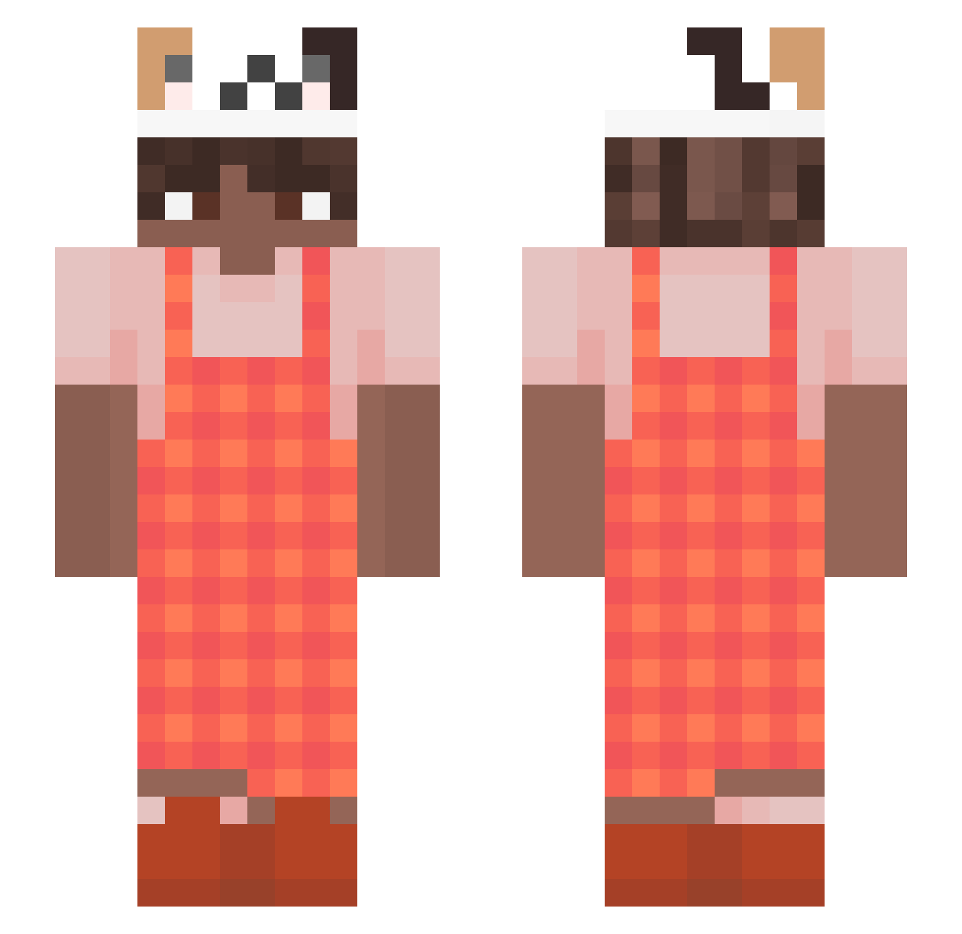 TH3_ROLF4X Minecraft skin, front and back view