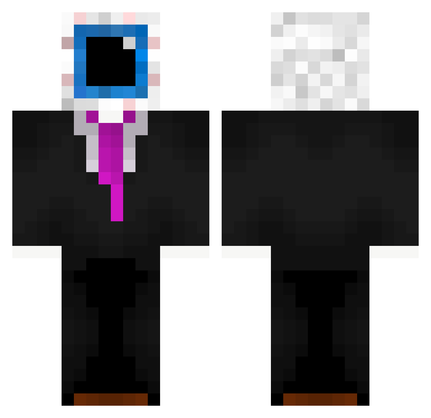 Centray_MC Minecraft skin, front and back view