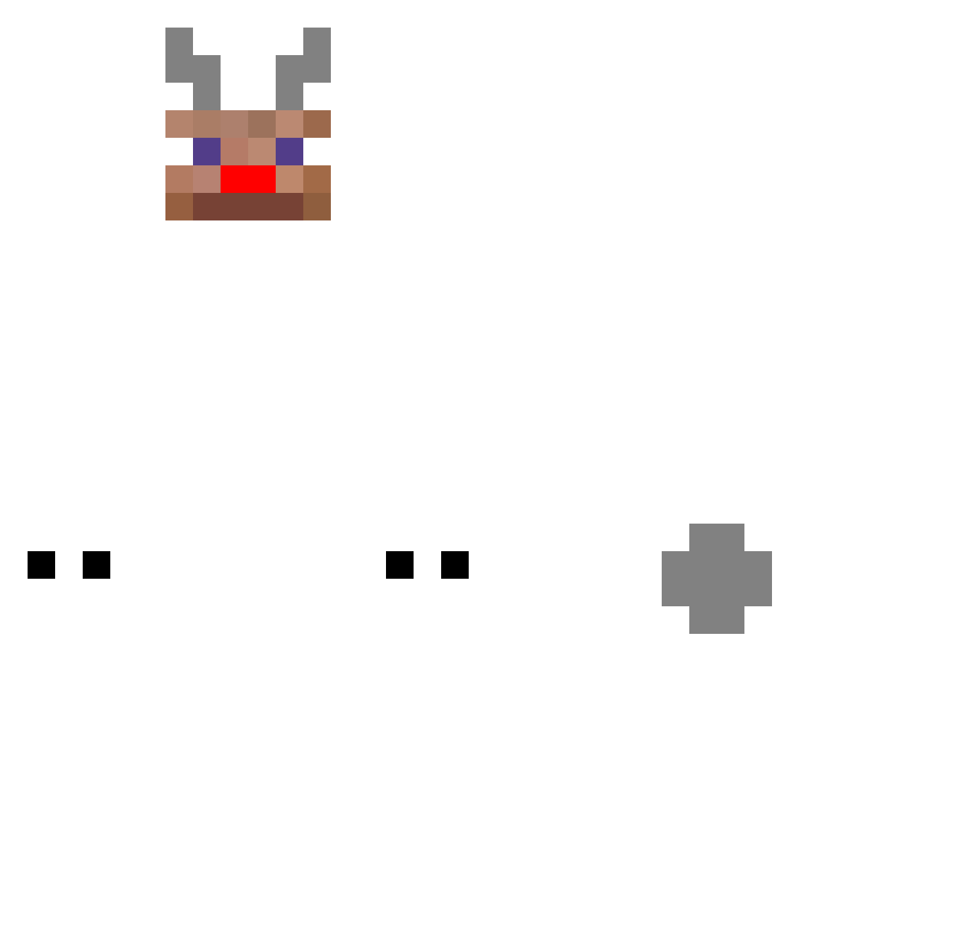 yukv Minecraft skin, front and back view