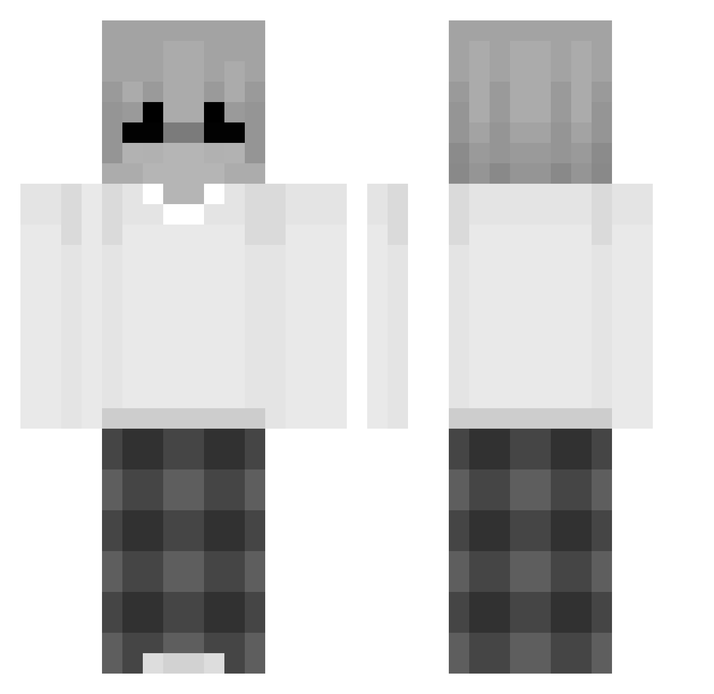 Eoghan2161 Minecraft skin, front and back view