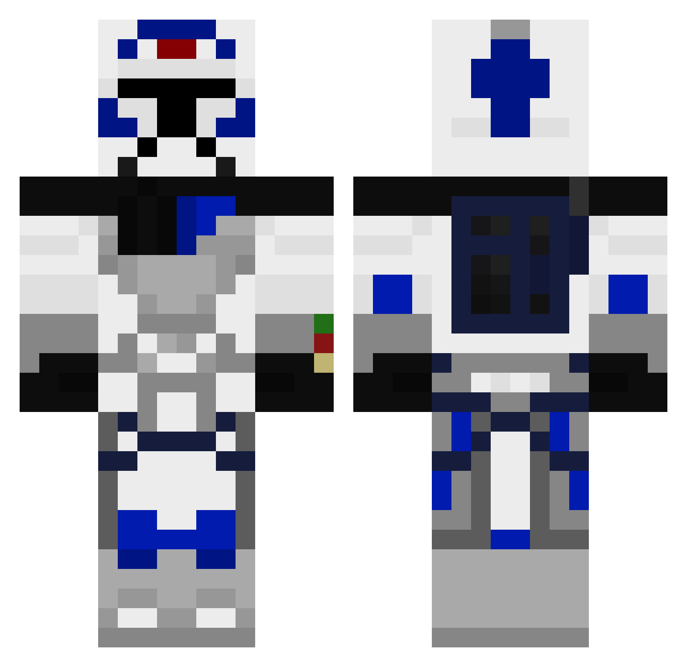 FFL_Jay_ Minecraft skin, front and back view